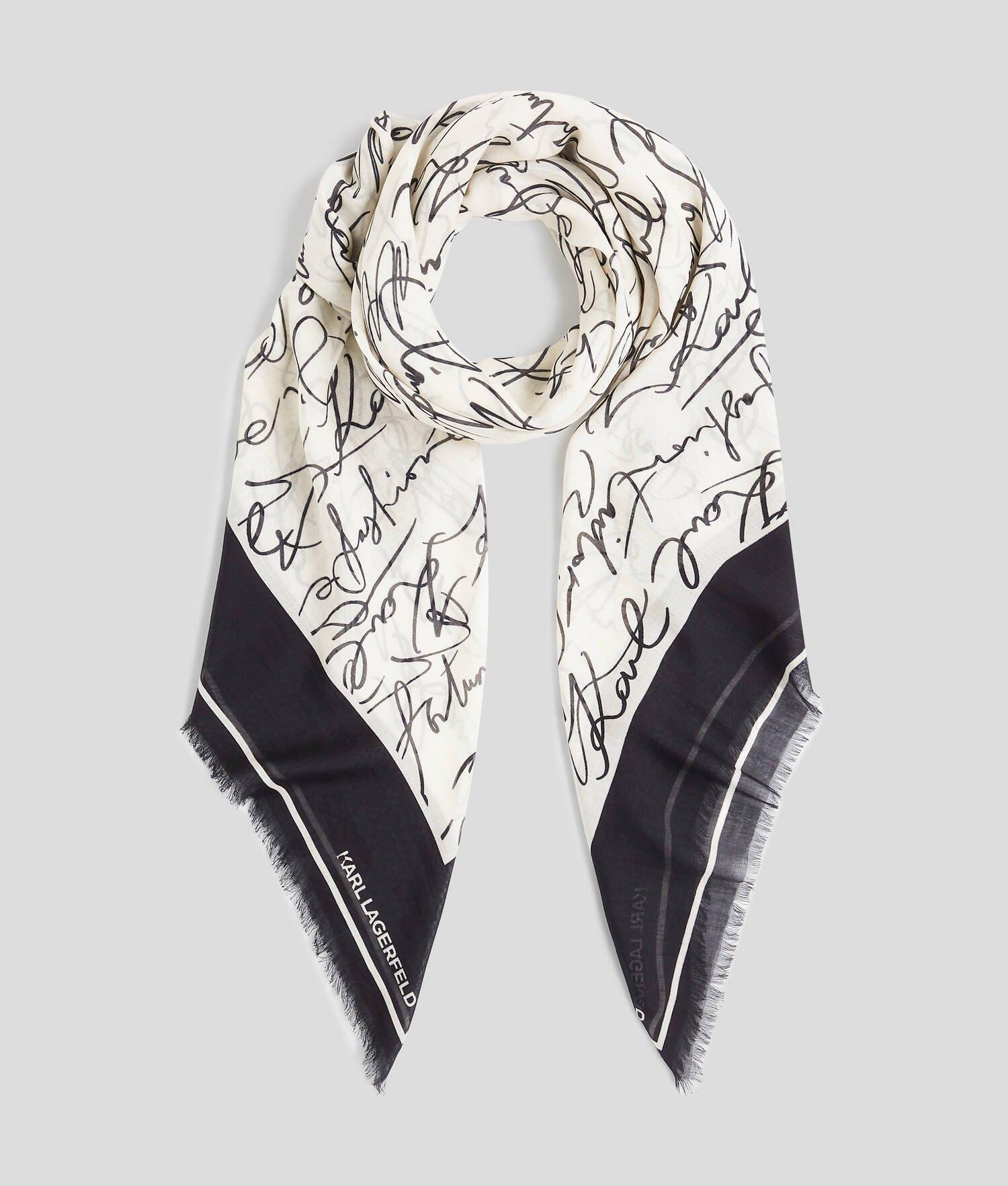 K/ESSENTIAL SCRIBBLE SCARF Product Image
