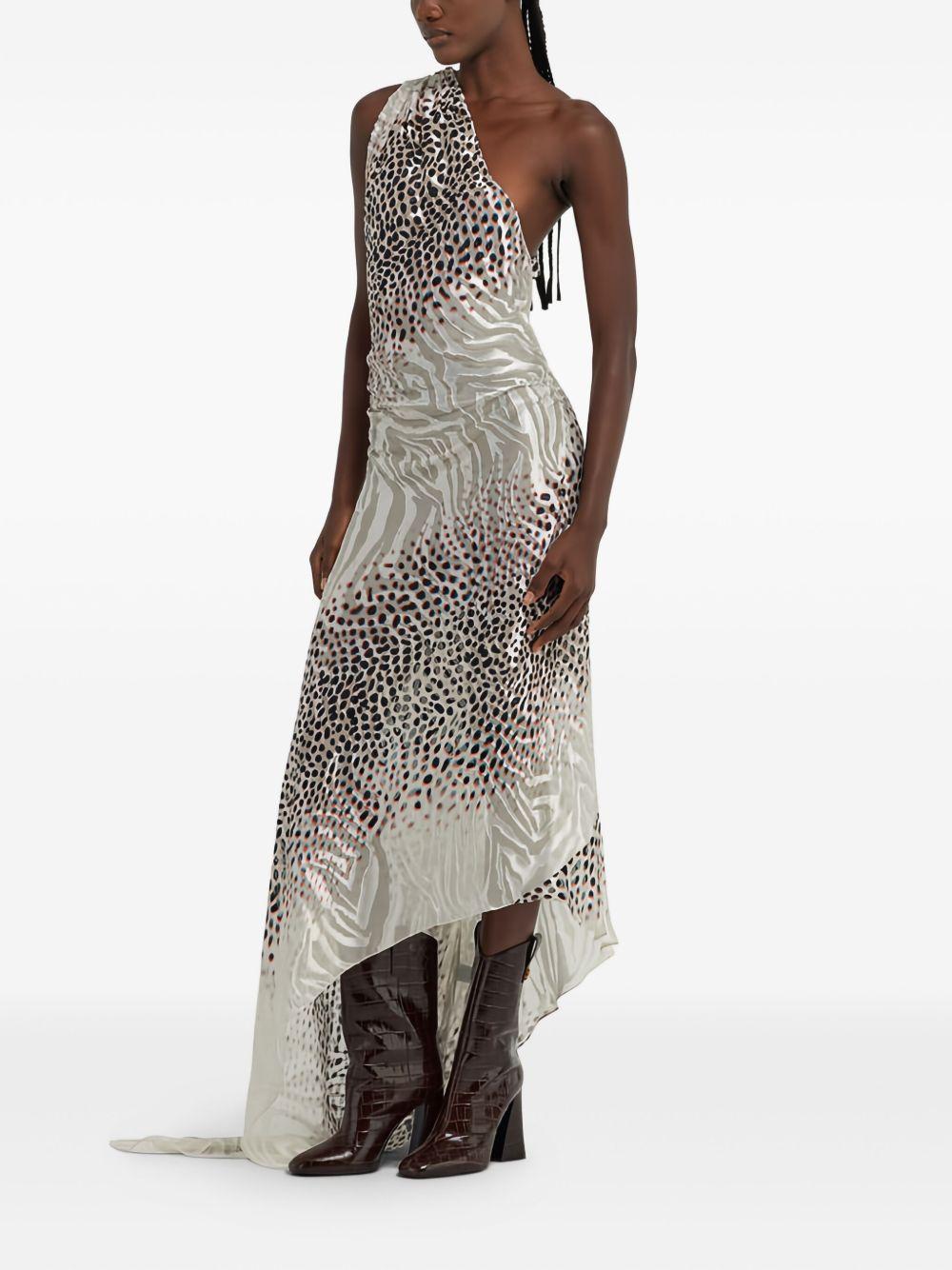 one-shoulder asymmetric dress Product Image