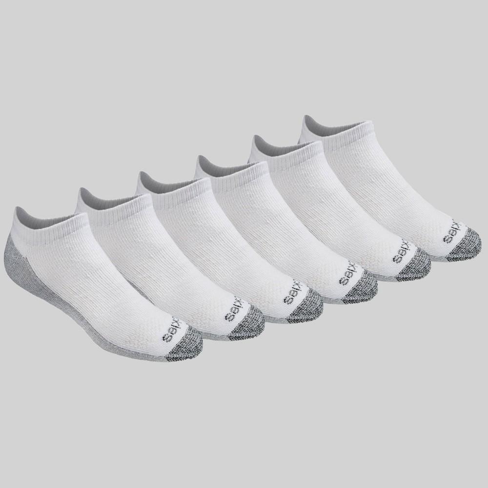 Dickies Men's 6pk Moisture Control Low-Cut Socks - White 6-12 Product Image