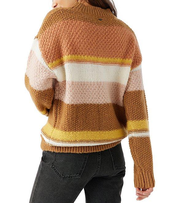O'Neill Billie Long Sleeve Striped Sweater Product Image