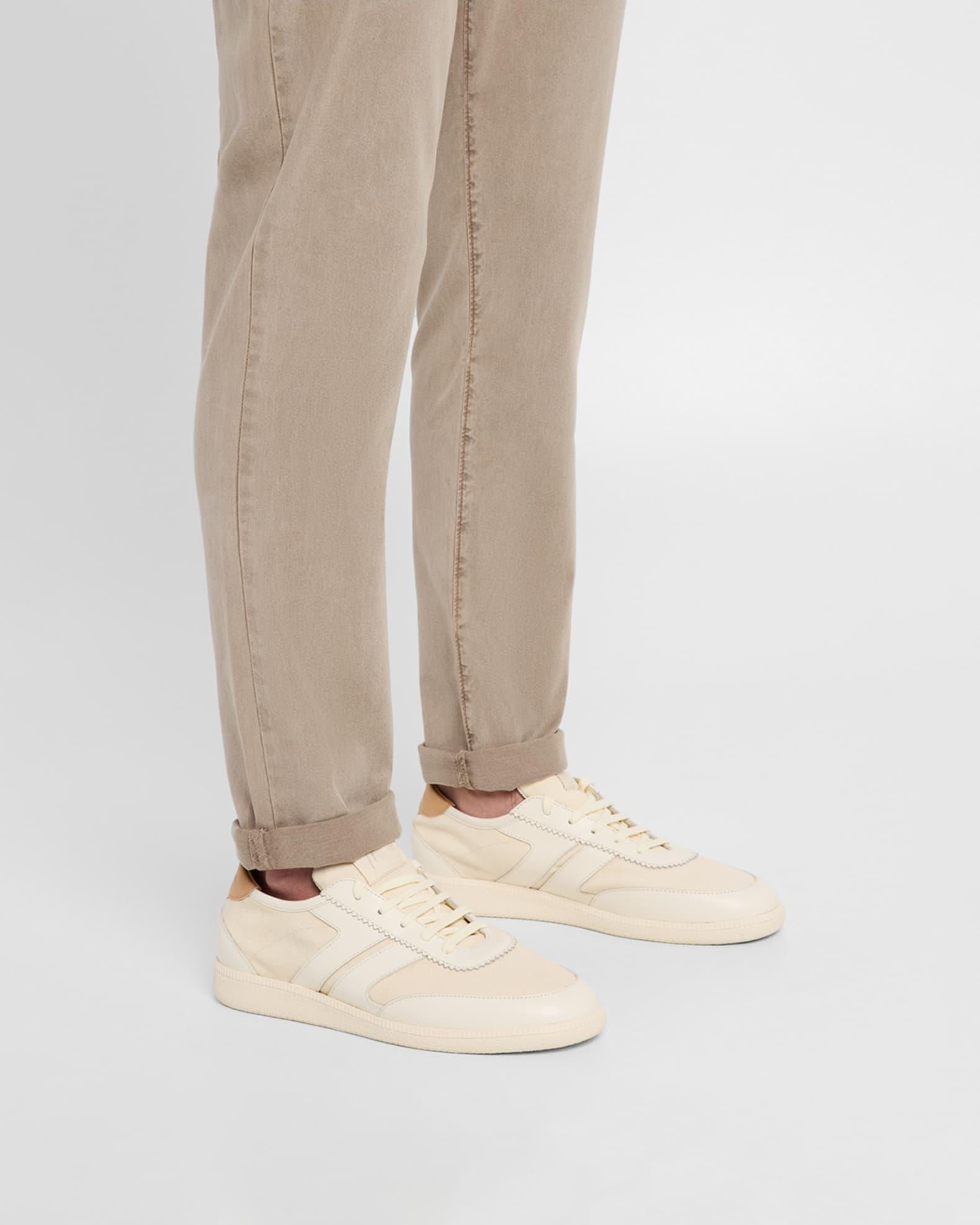 Men's Orei Canvas and Leather Low-Top Sneakers Product Image