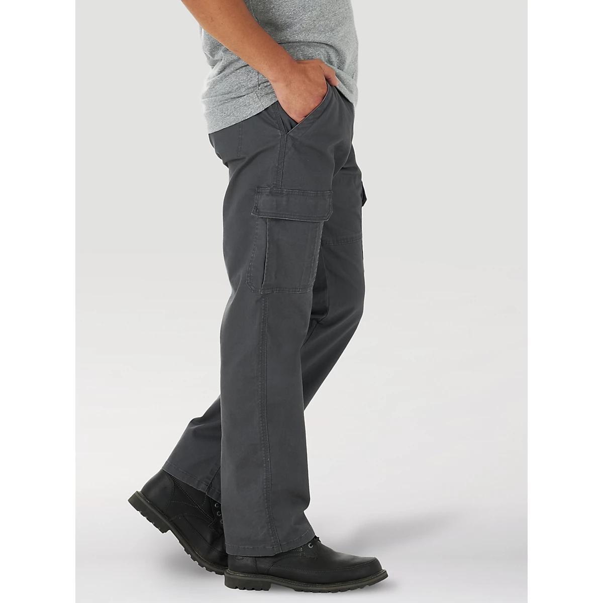 Wrangler® Men's Five Star Premium Relaxed Fit Flex Cargo Pant in Olive Drab Product Image