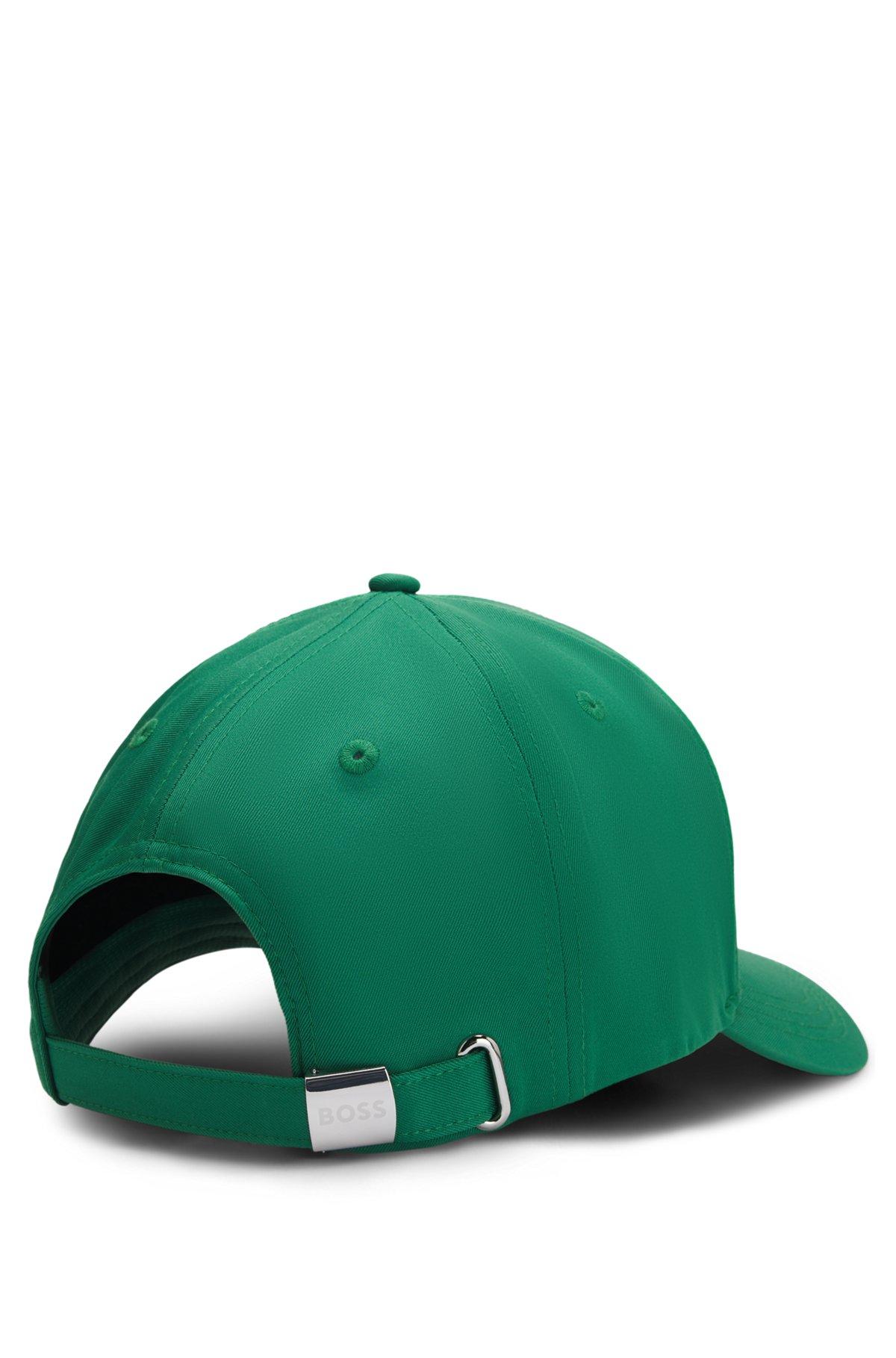 Logo cap in lustrous twill with country-flag badge Product Image