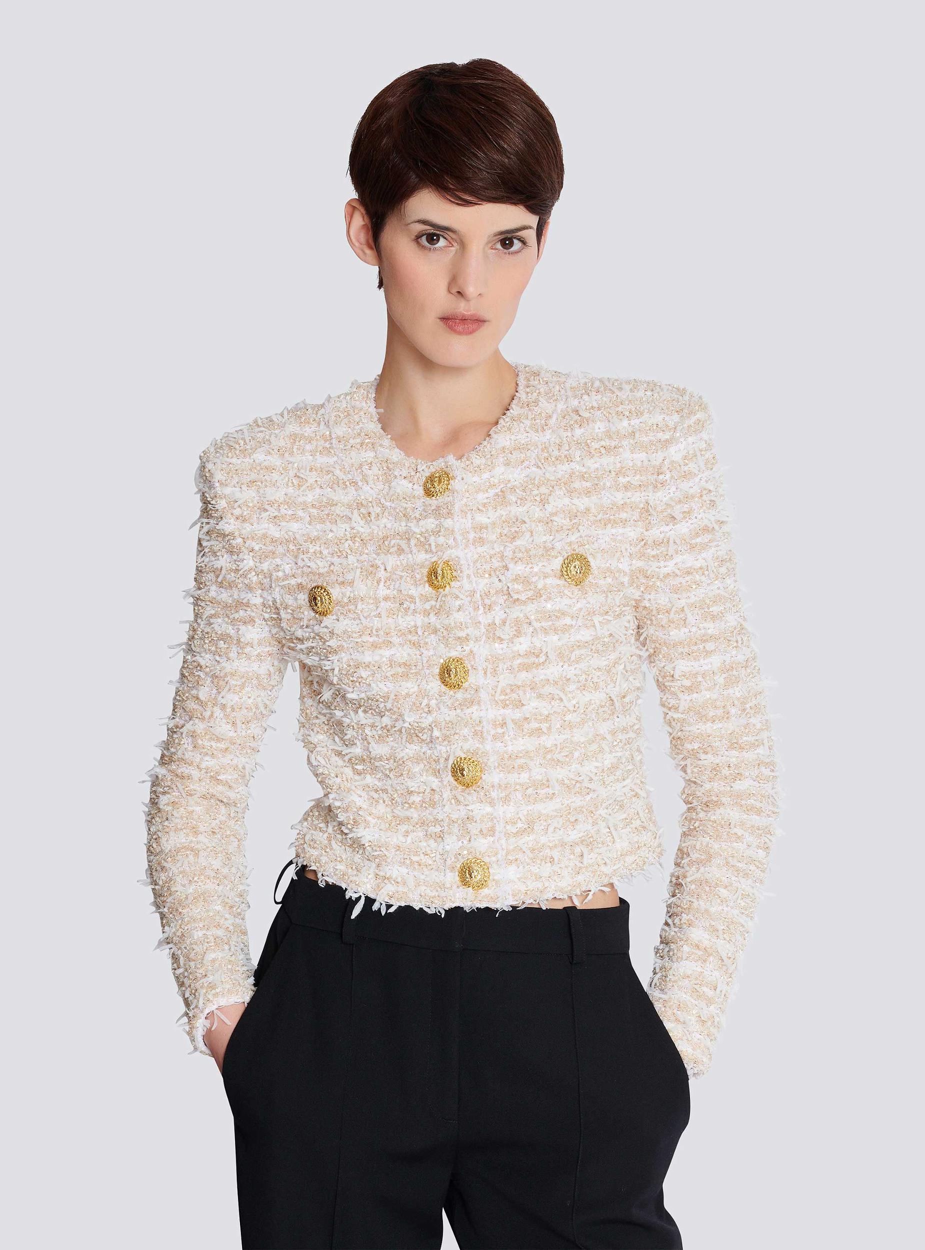 Cropped tweed jacket Product Image