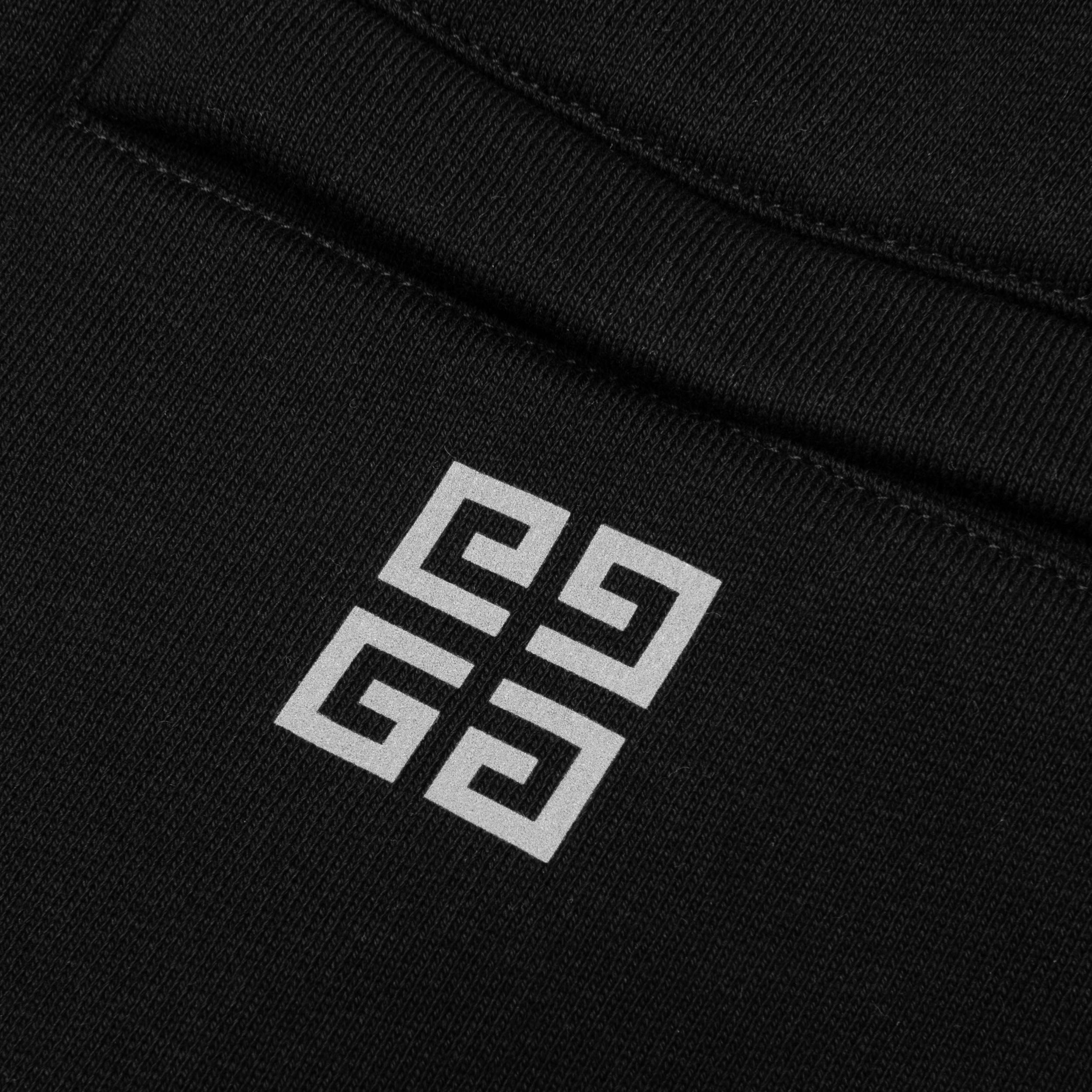 Reflective Bermuda Shorts - Black Male Product Image