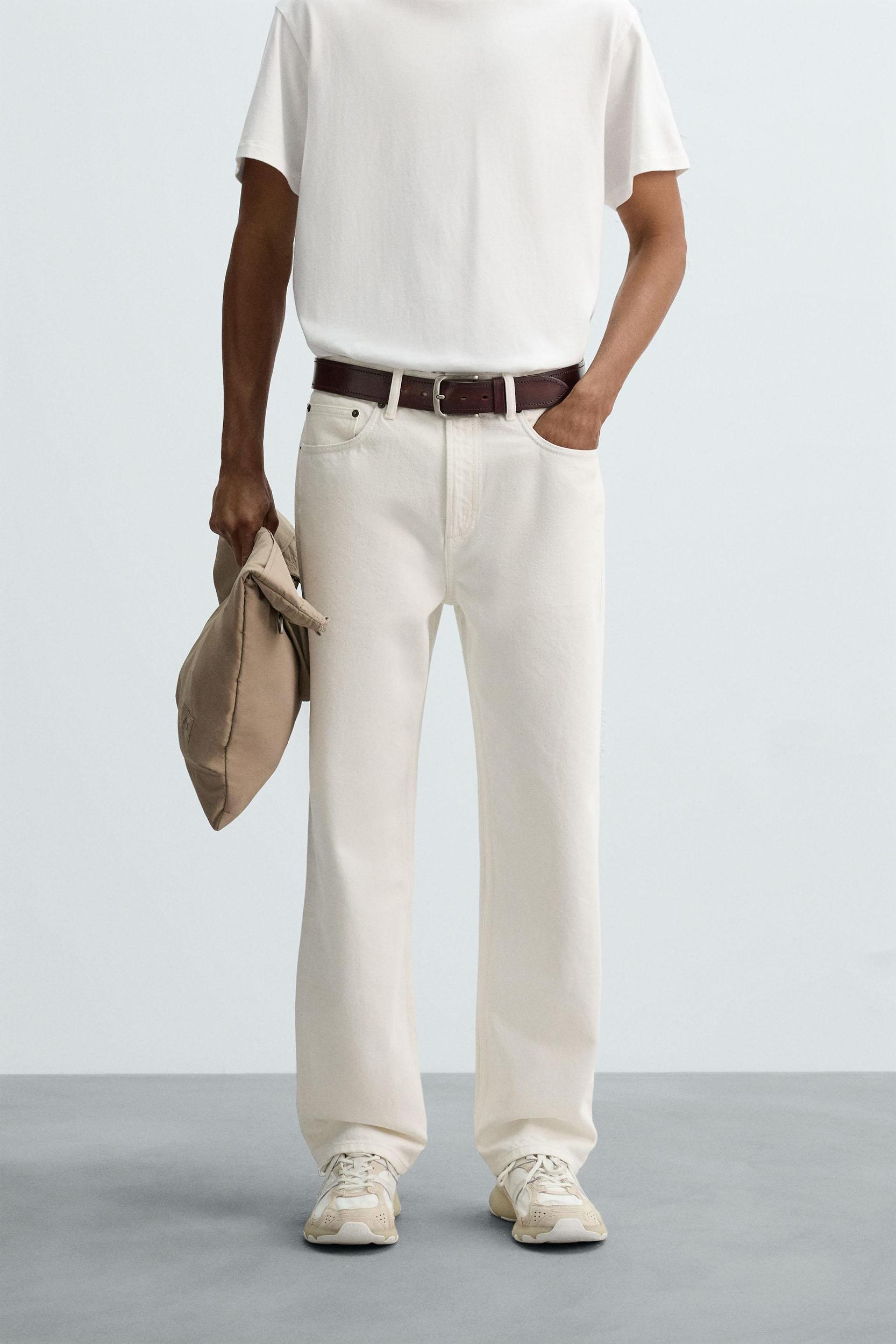 STRAIGHT ANKLE FIT JEANS Product Image