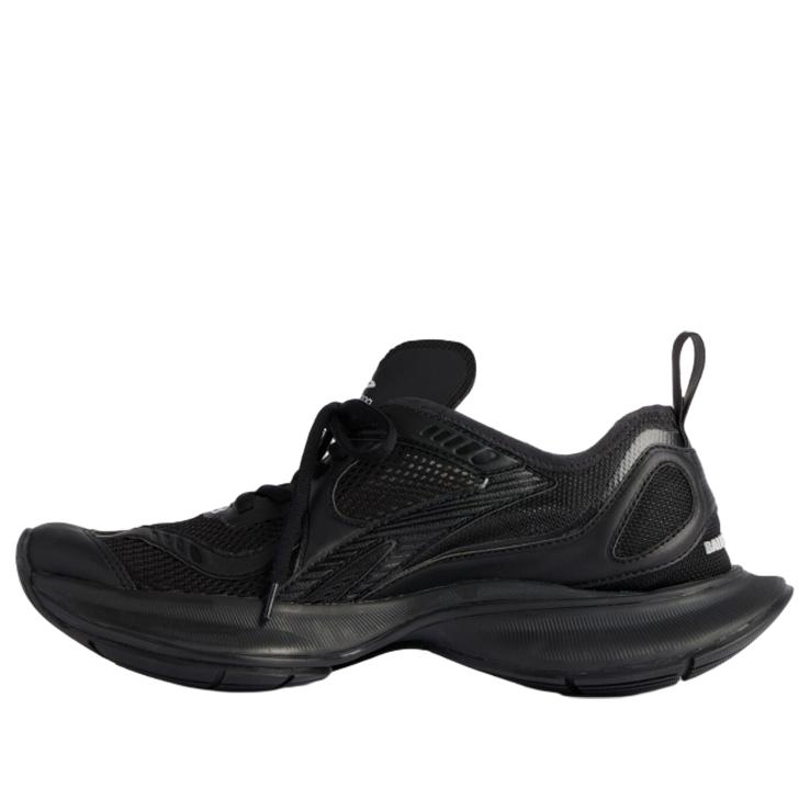 BALENCIAGA Black Mesh And Rubber Circuit Sneakers Product Image