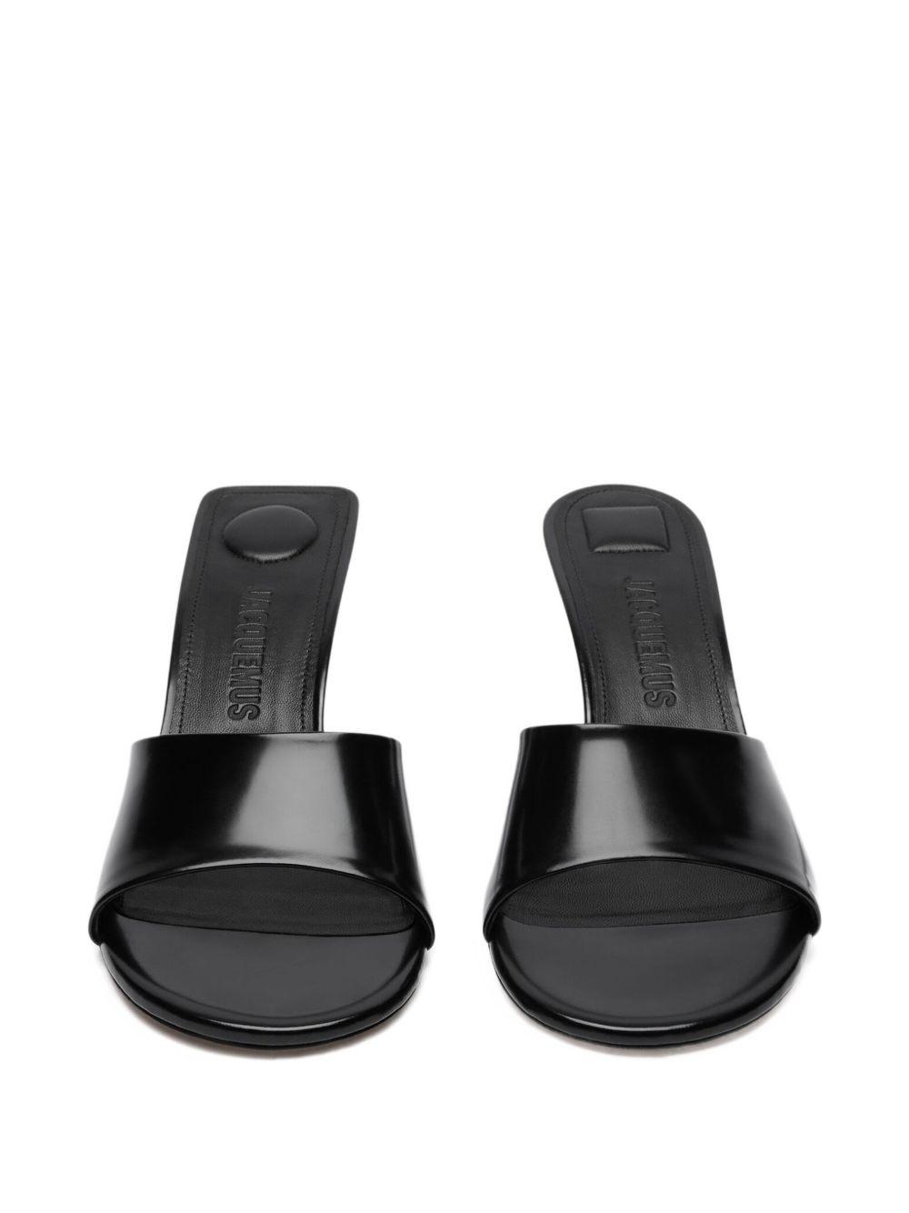 70mm leather open-toe mules Product Image