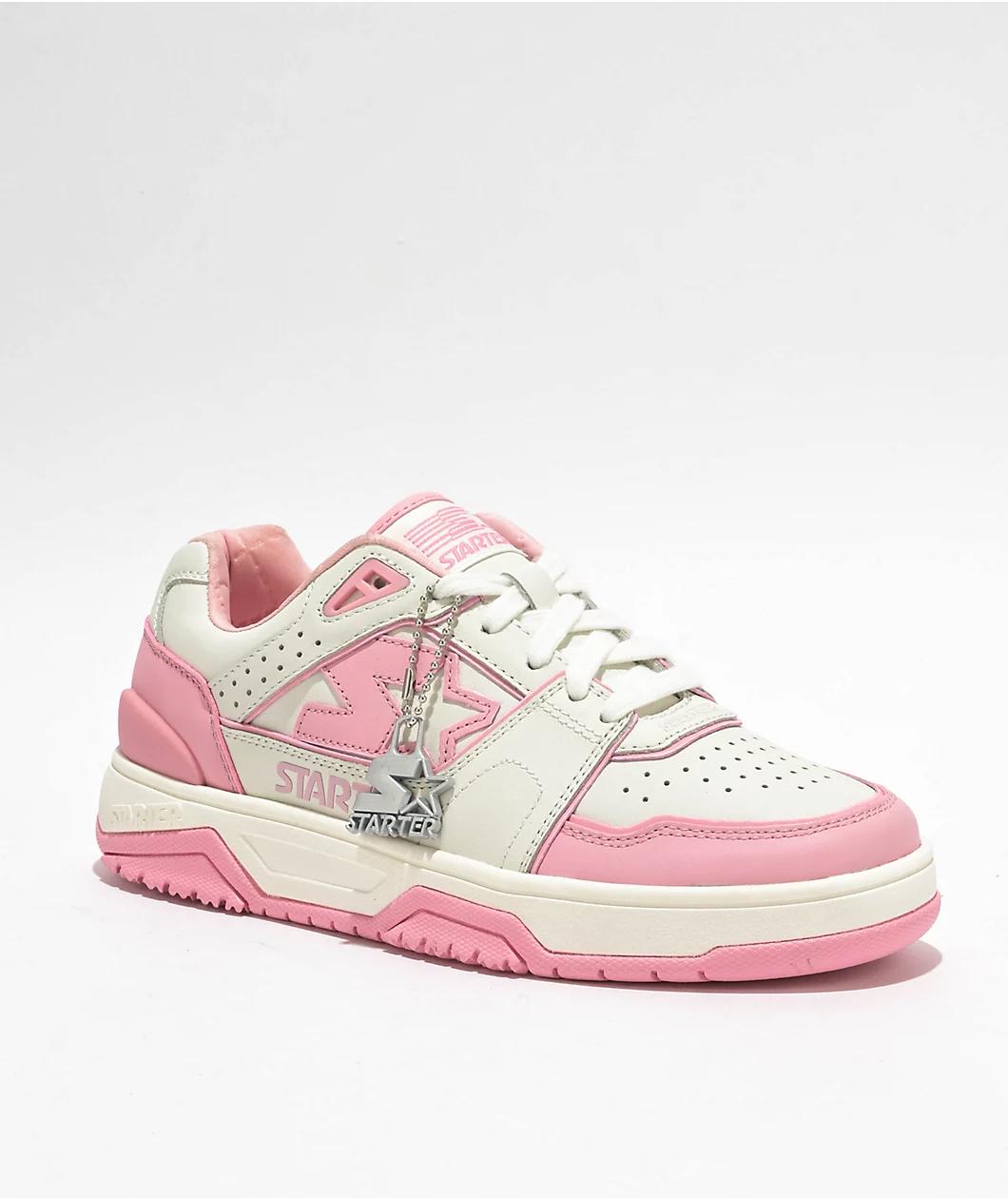 Starter Fast Break White & Pink Shoes Product Image
