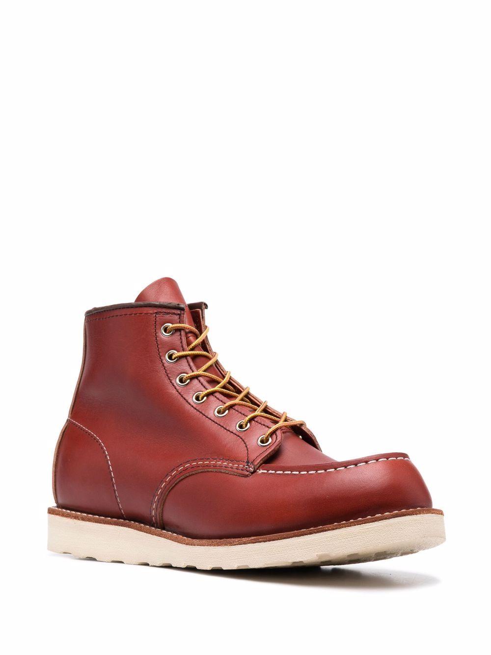 lace-up leather boots Product Image