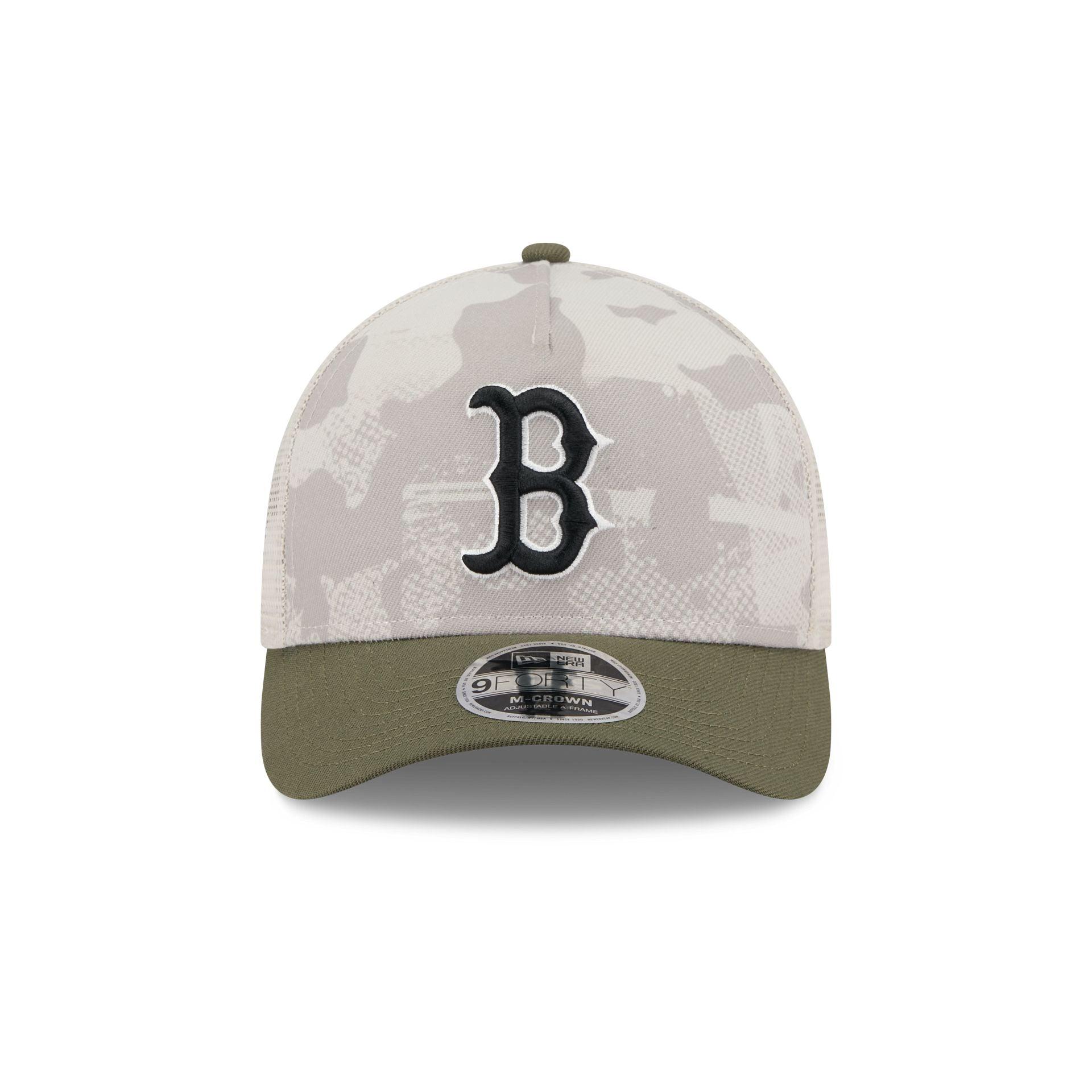 Boston Red Sox Armed Forces Day 2025 9FORTY M-Crown A-Frame Trucker Hat Male Product Image