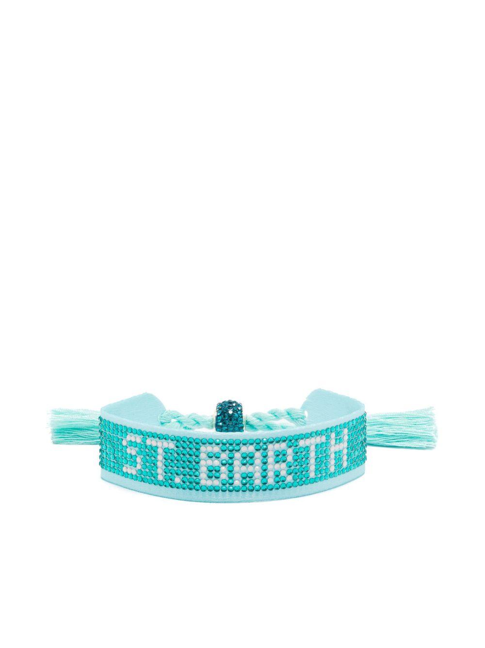 crystal-embellished tassel bracelet Product Image