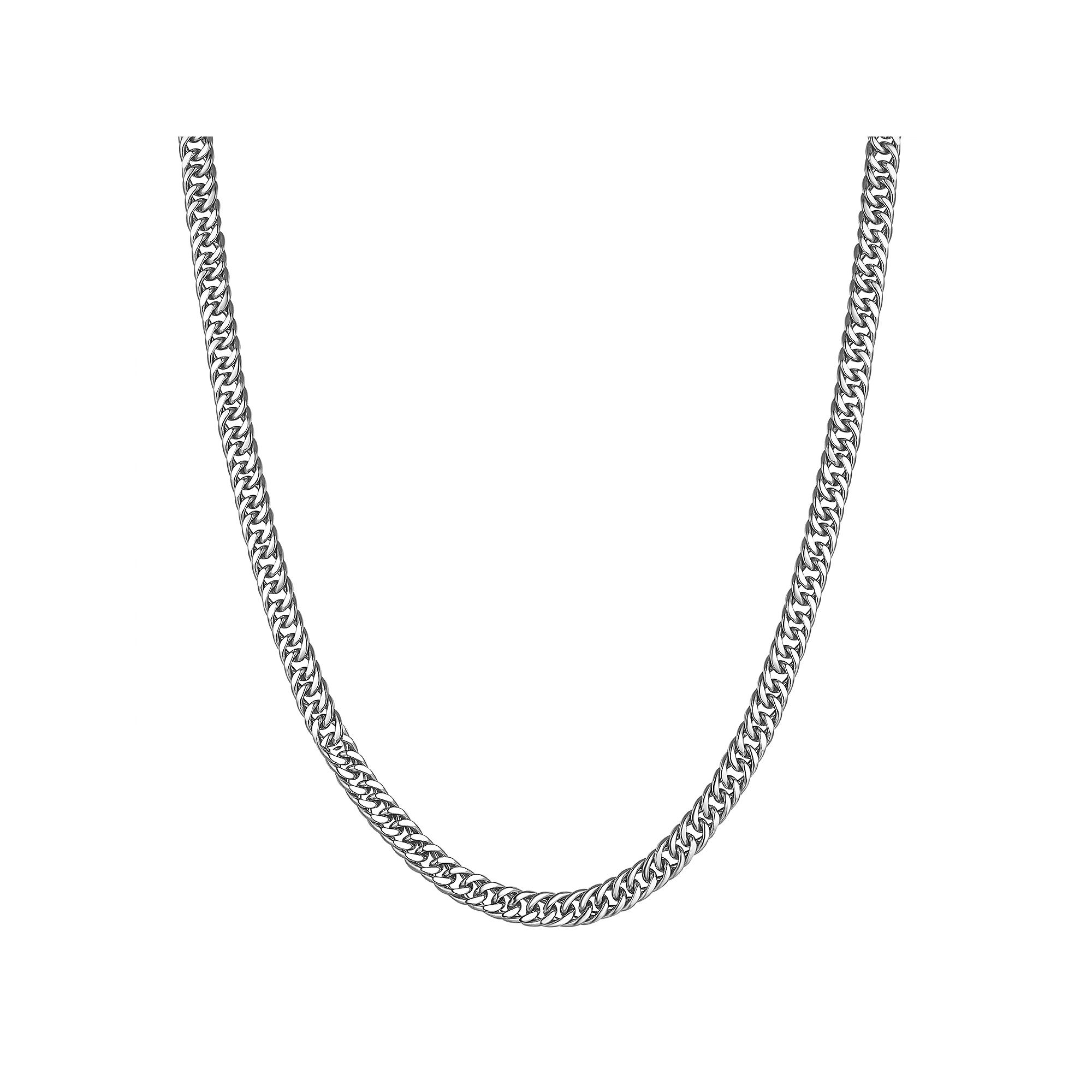 Men's 14k Gold Over Sterling Silver Miami Cuban Curb Chain, Size: 24", Gold Tone Product Image