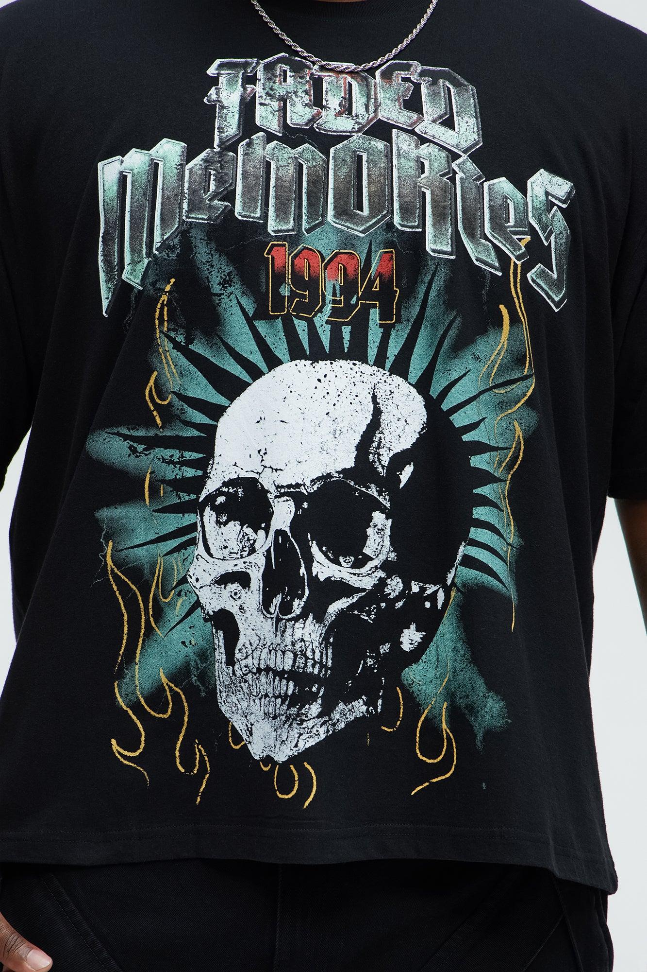 Faded Memories 1994 Oversized Short Sleeve Tee - Black Product Image