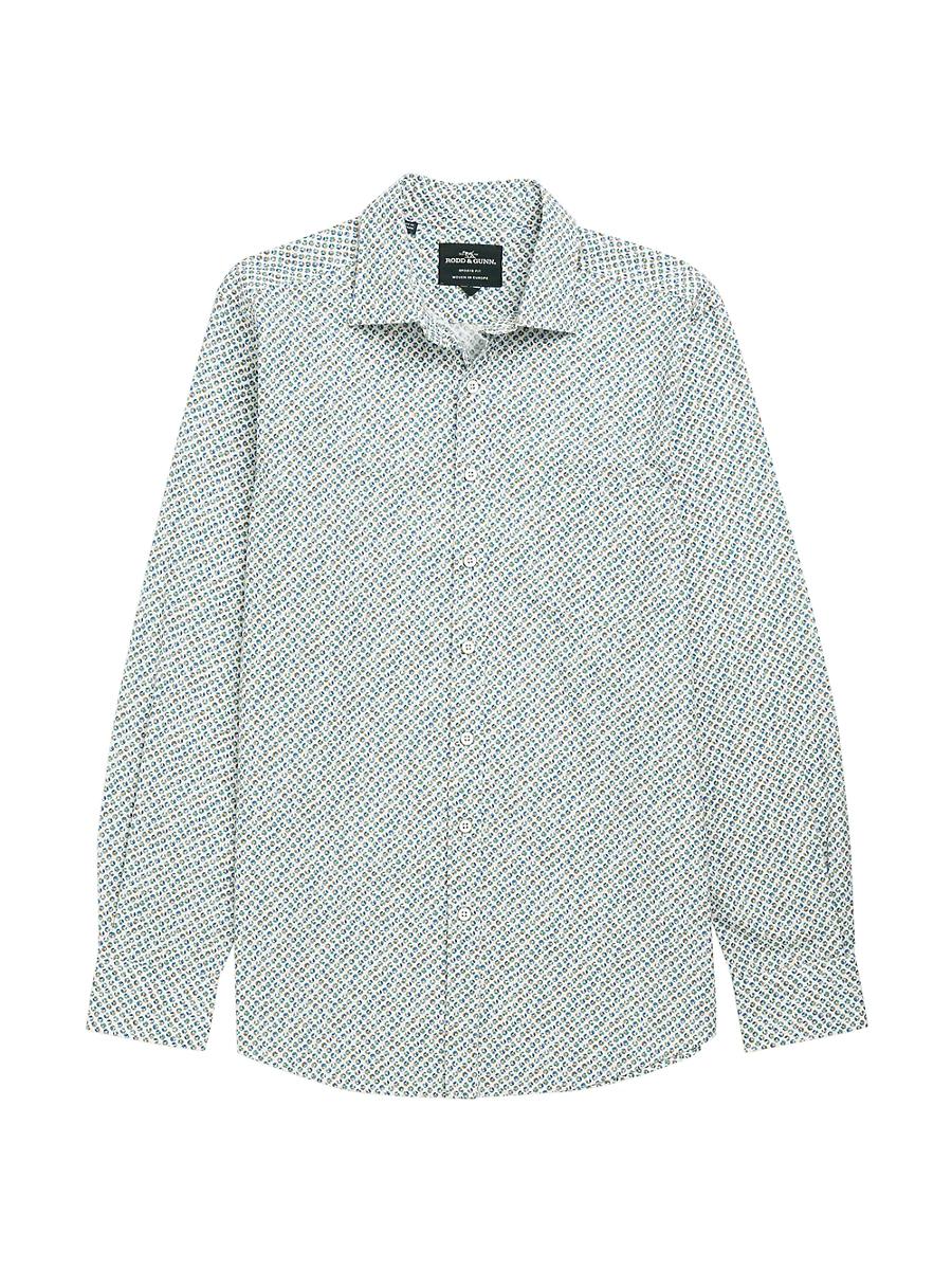 Mens Underwood Geometric Cotton Slim-Fit Shirt Product Image