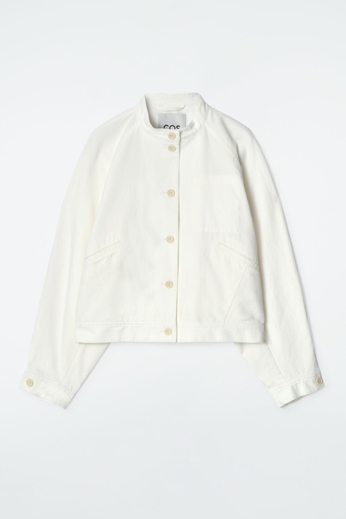 OVERSIZED COTTON BOMBER JACKET Product Image