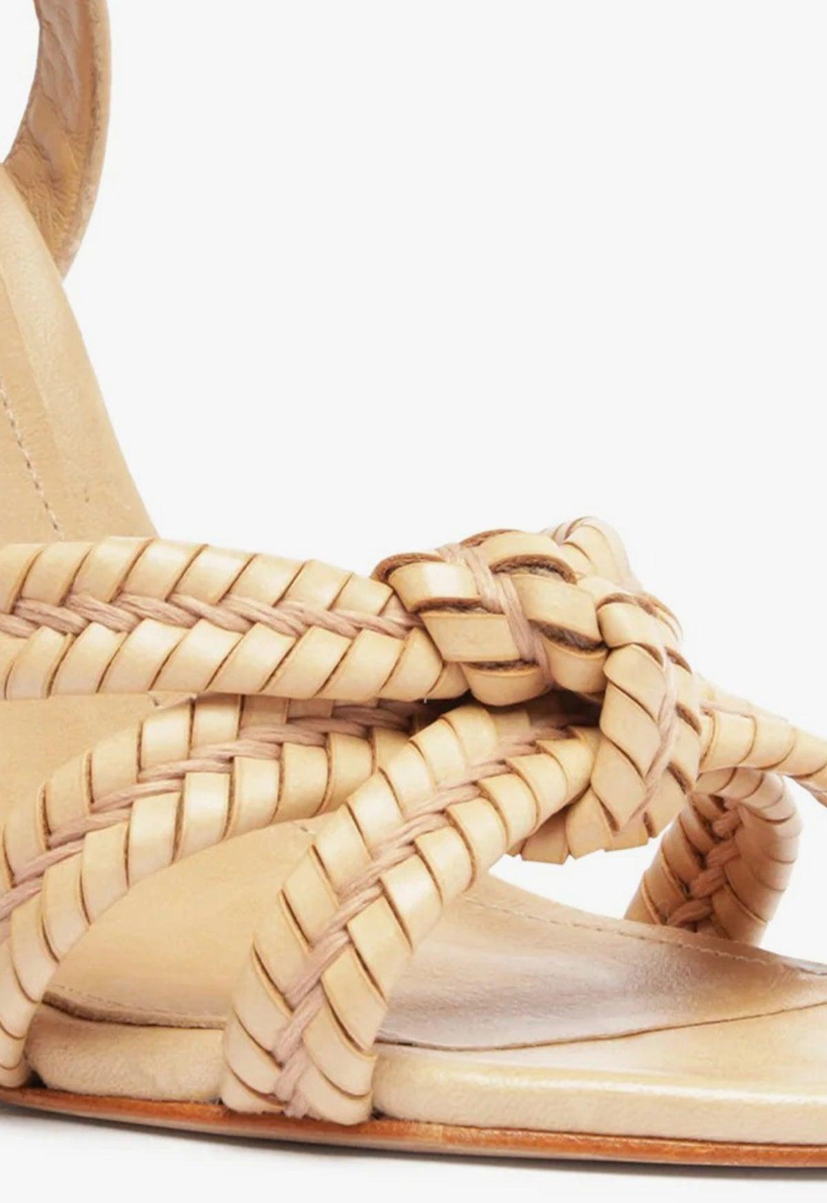 Kareena Woven Leather Sandal Female Product Image