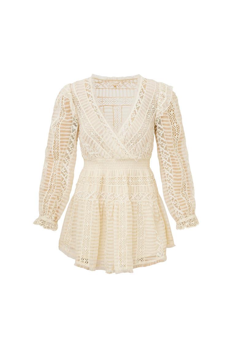 Alonsa Lace-Detailed Mini Dress Product Image