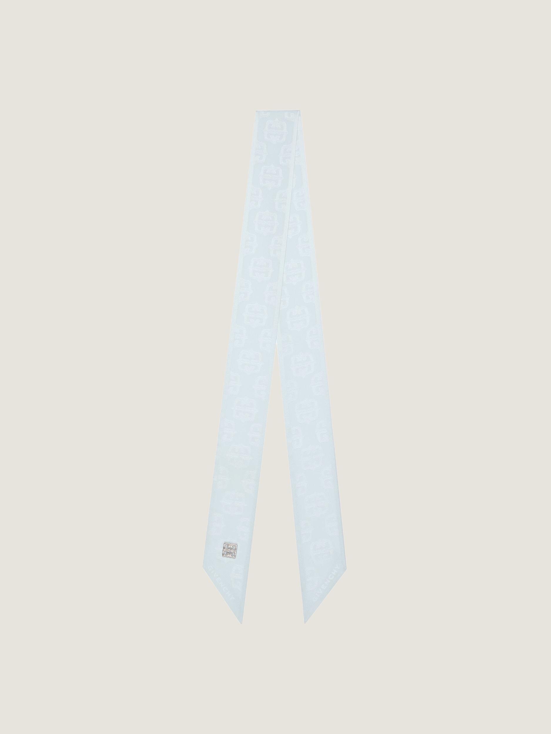 4G Liquid bandeau in silk with 4G detail Product Image