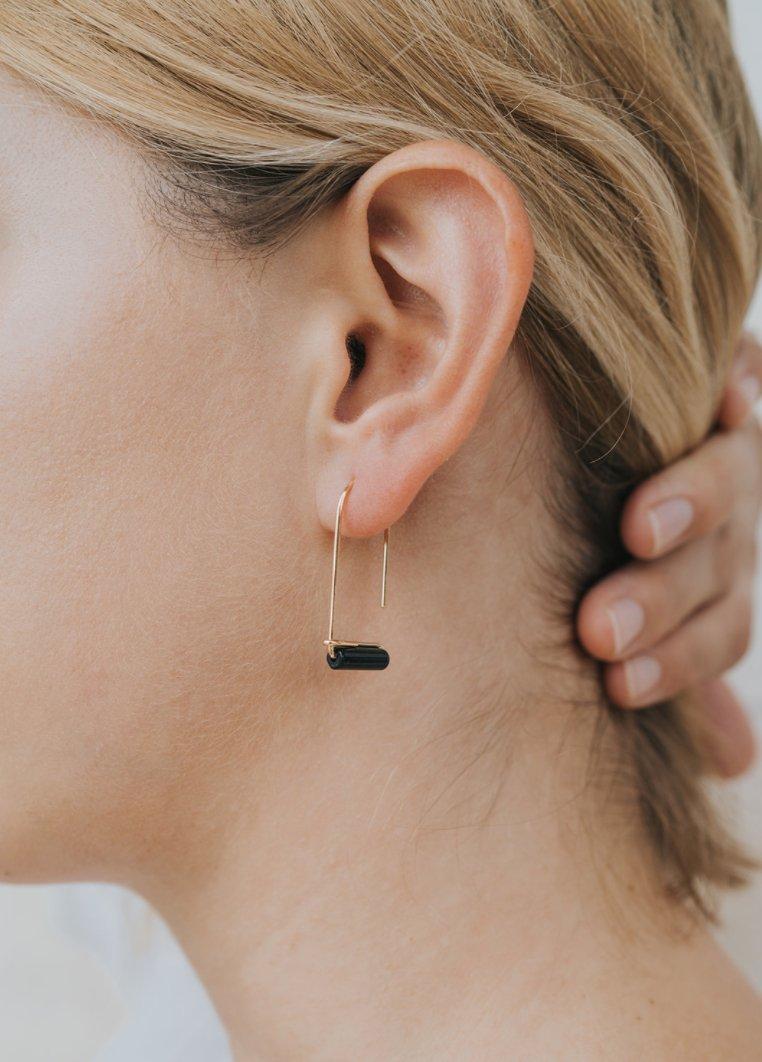 Black Onyx Drop Earring Product Image