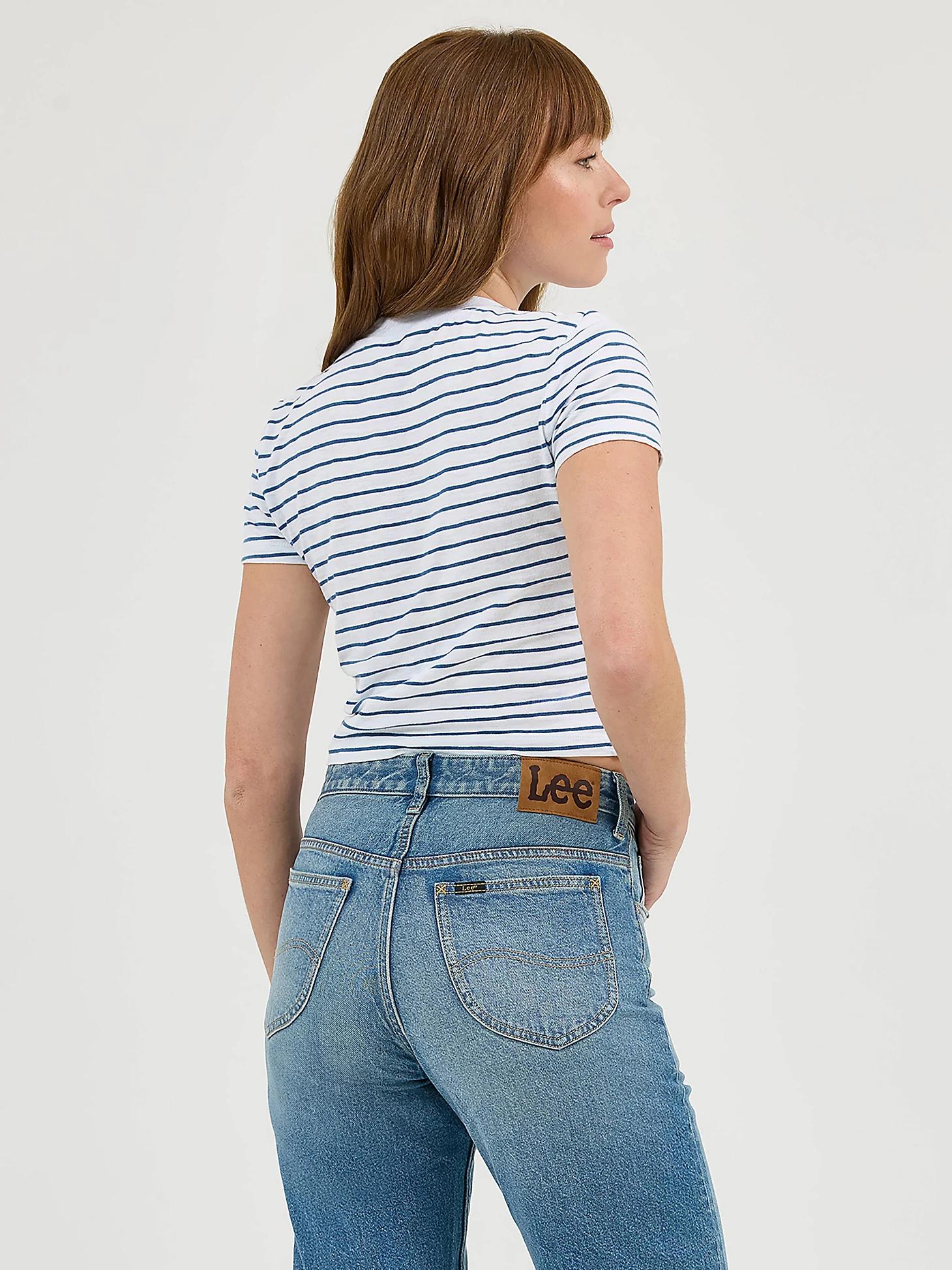 Women's Fitted Crop Logo Tee | Women's Tops & Tees | Lee® Product Image