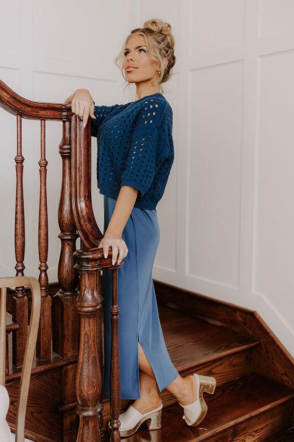 Bistro Cutie Satin Midi Dress Set Product Image