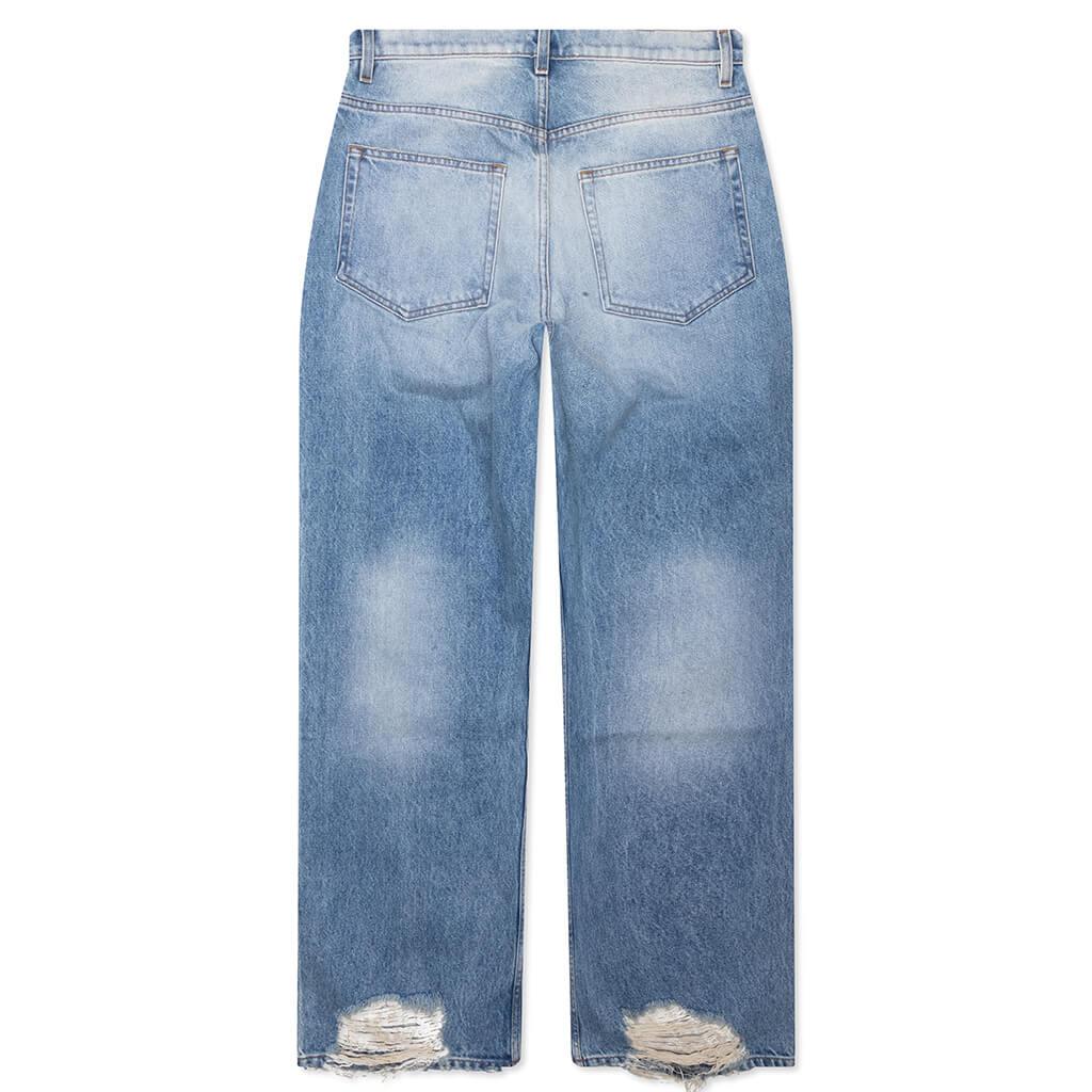 Studded Cowboy Denim  - Blue Denim Male Product Image