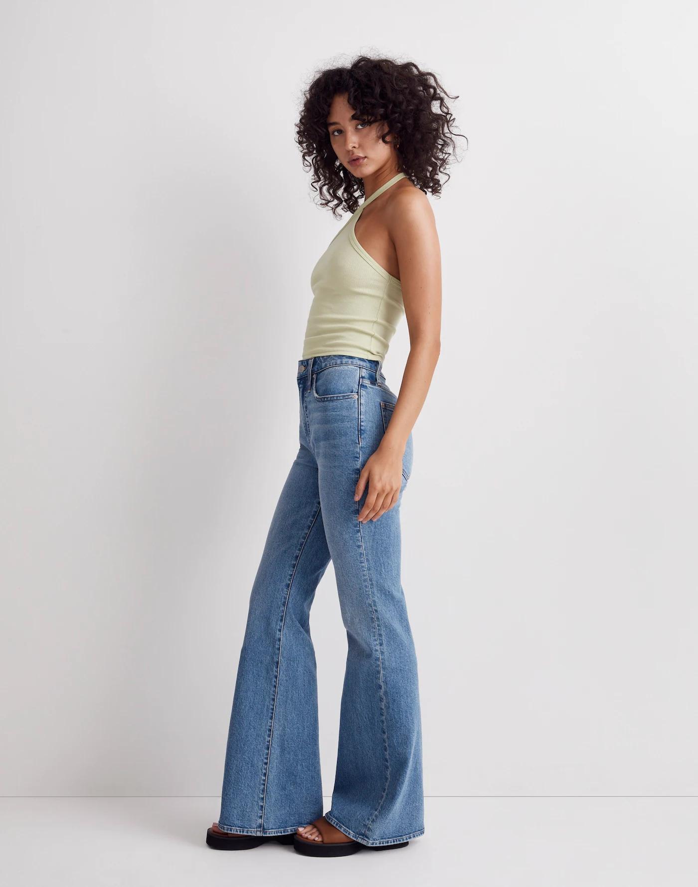 Supima® Rib Halter Tank Top Product Image