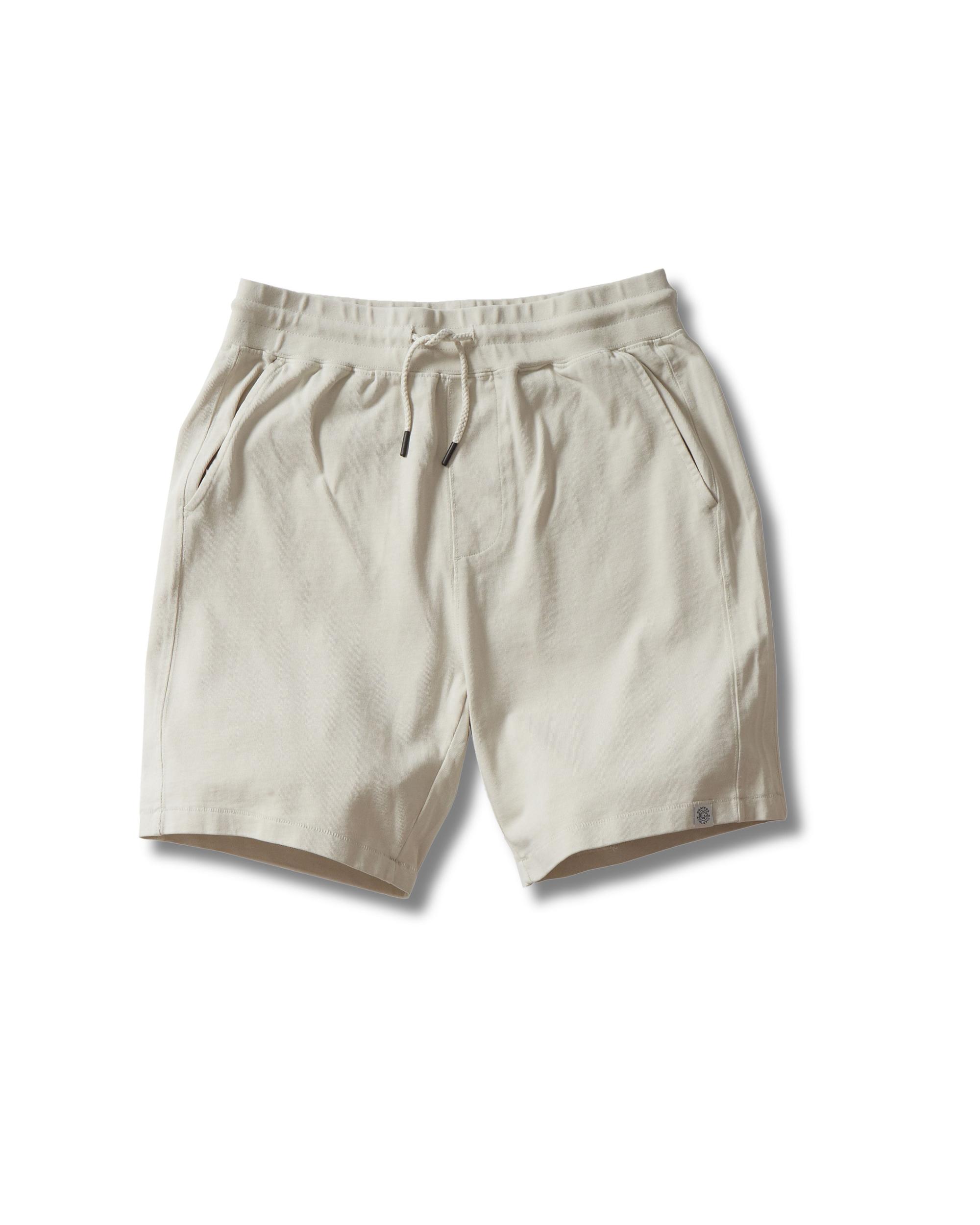 Elevated Jersey Draw Cord Shorts 8" - Light Pebble Product Image