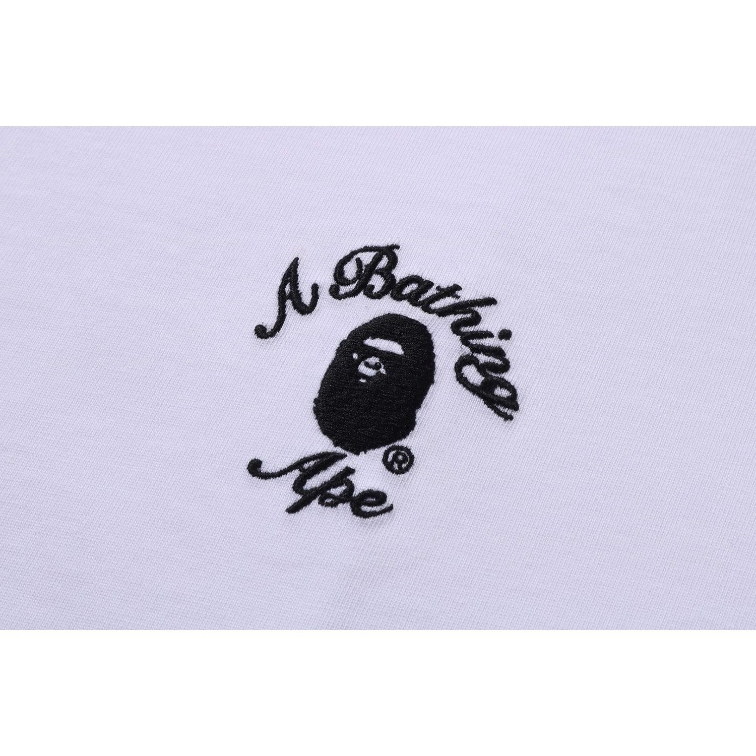 BAPE MENS ONE POINT APE HEAD COLLEGE RELAXED FIT T-SHIRT Male Product Image
