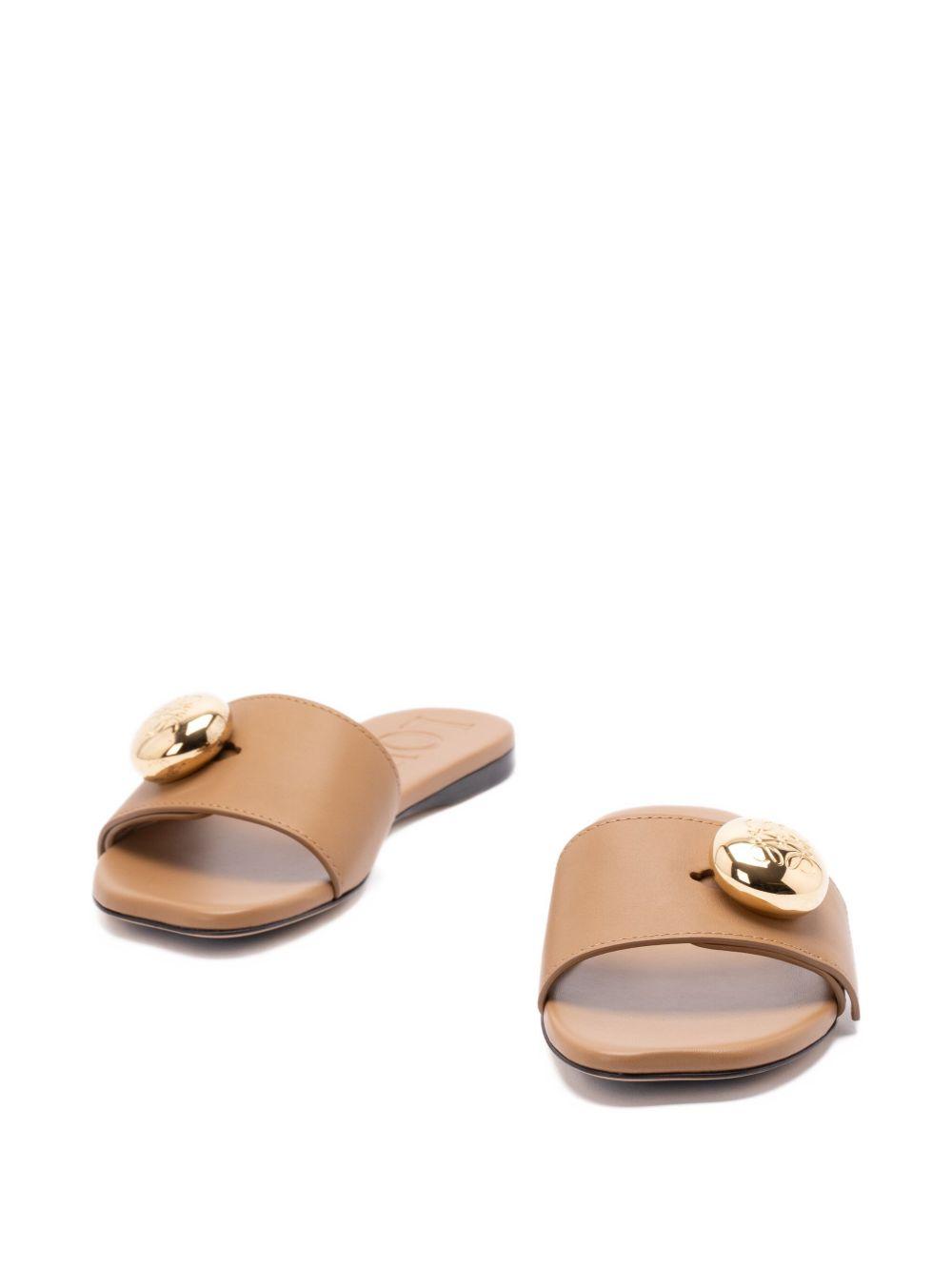 Pebble leather sandals Product Image