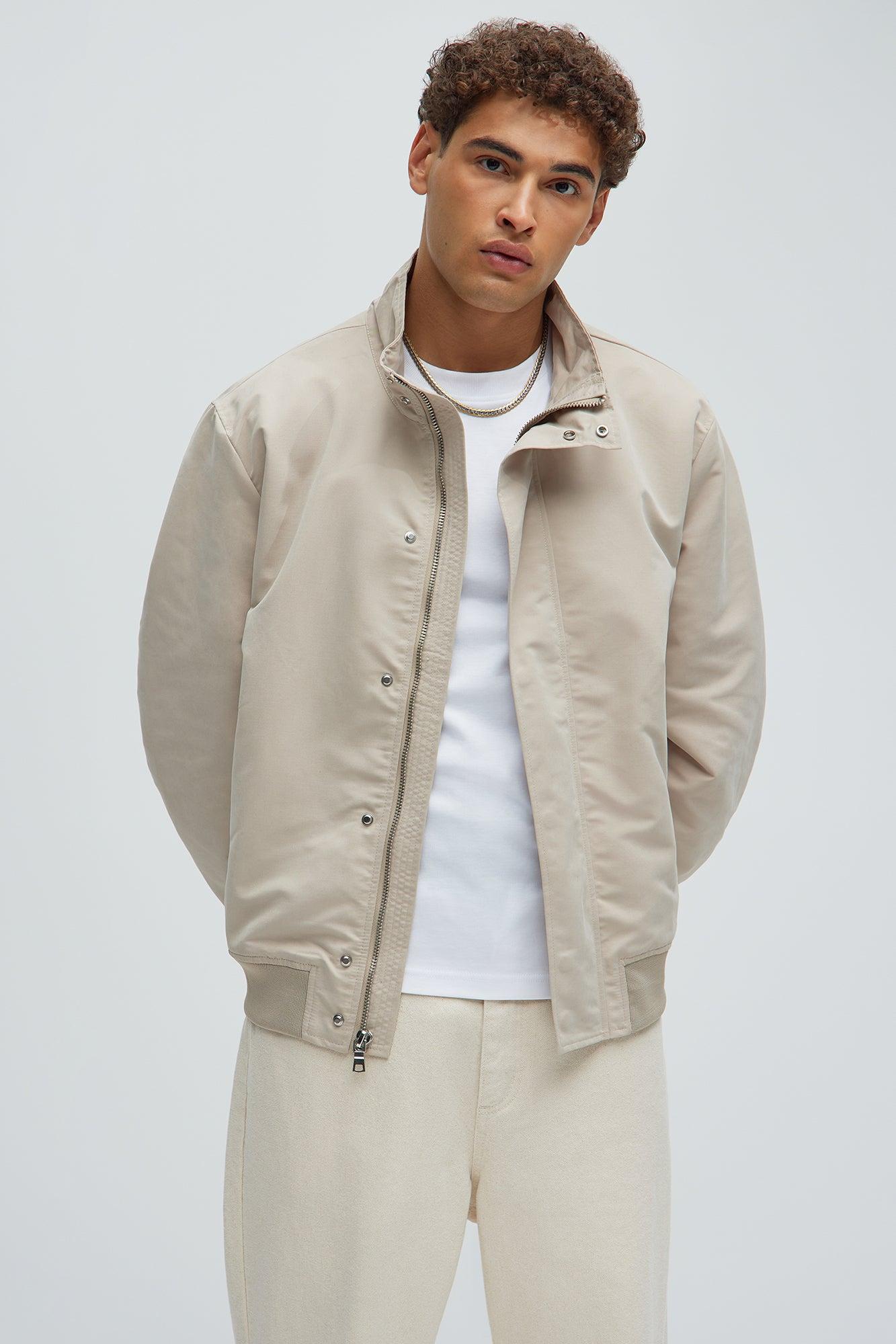 Quite Unique Service Station Jacket - Tan Product Image