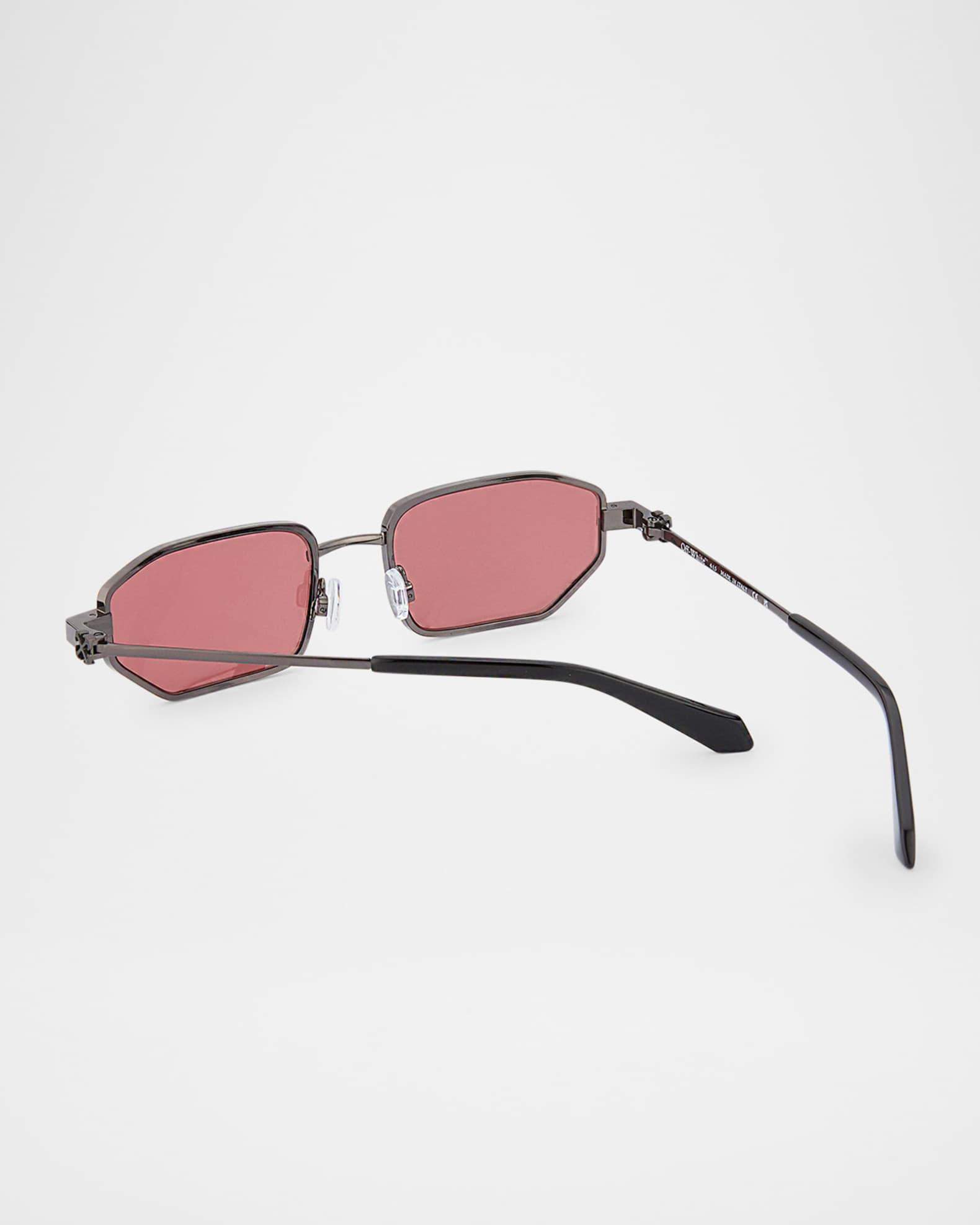 Men's Loa Metal Rectangle Sunglasses Product Image