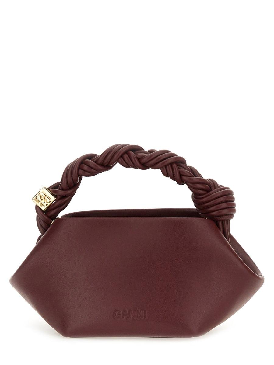 GANNI Bordeaux Mini Bou Handbag In Red Product Image