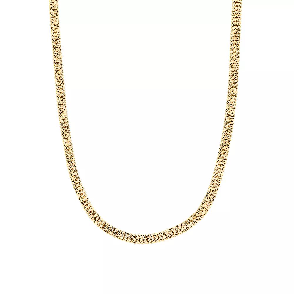 MC Collective Flat Link Chain Necklace, Women's, Gold Tone Product Image