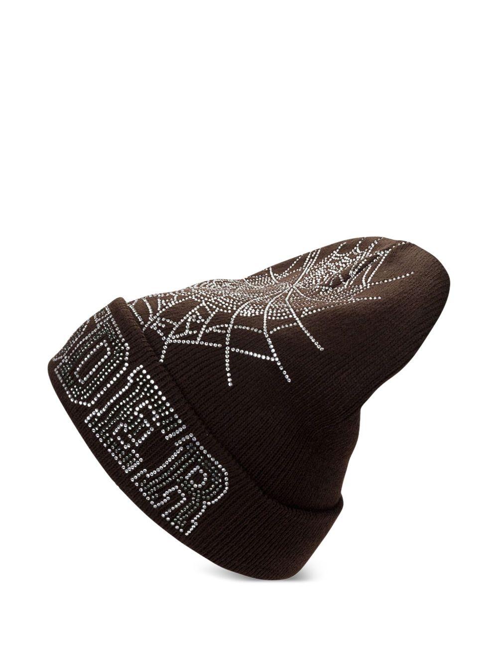 rhinestone-embellished beanie Product Image