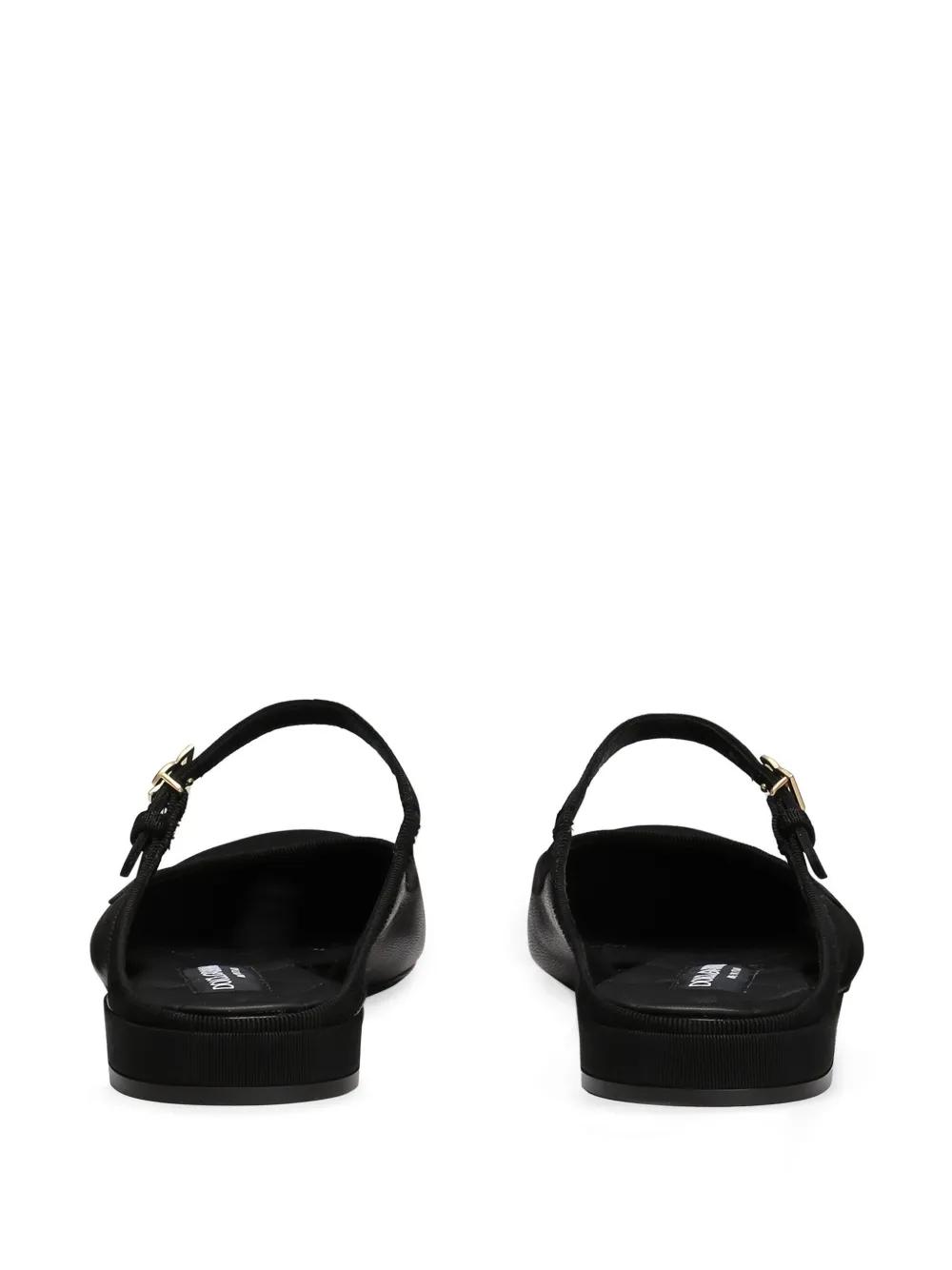 buckled ankle strap mules Product Image