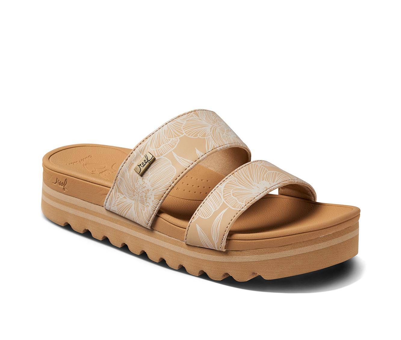 Women's Reef Banded Horizon Hi Platform Sandals Product Image