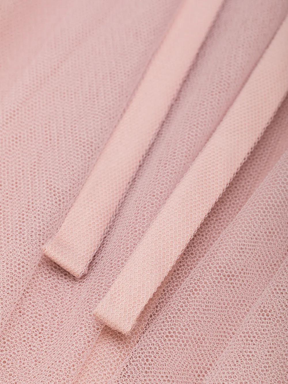 strapless tulle long bridesmaid gown Product Image