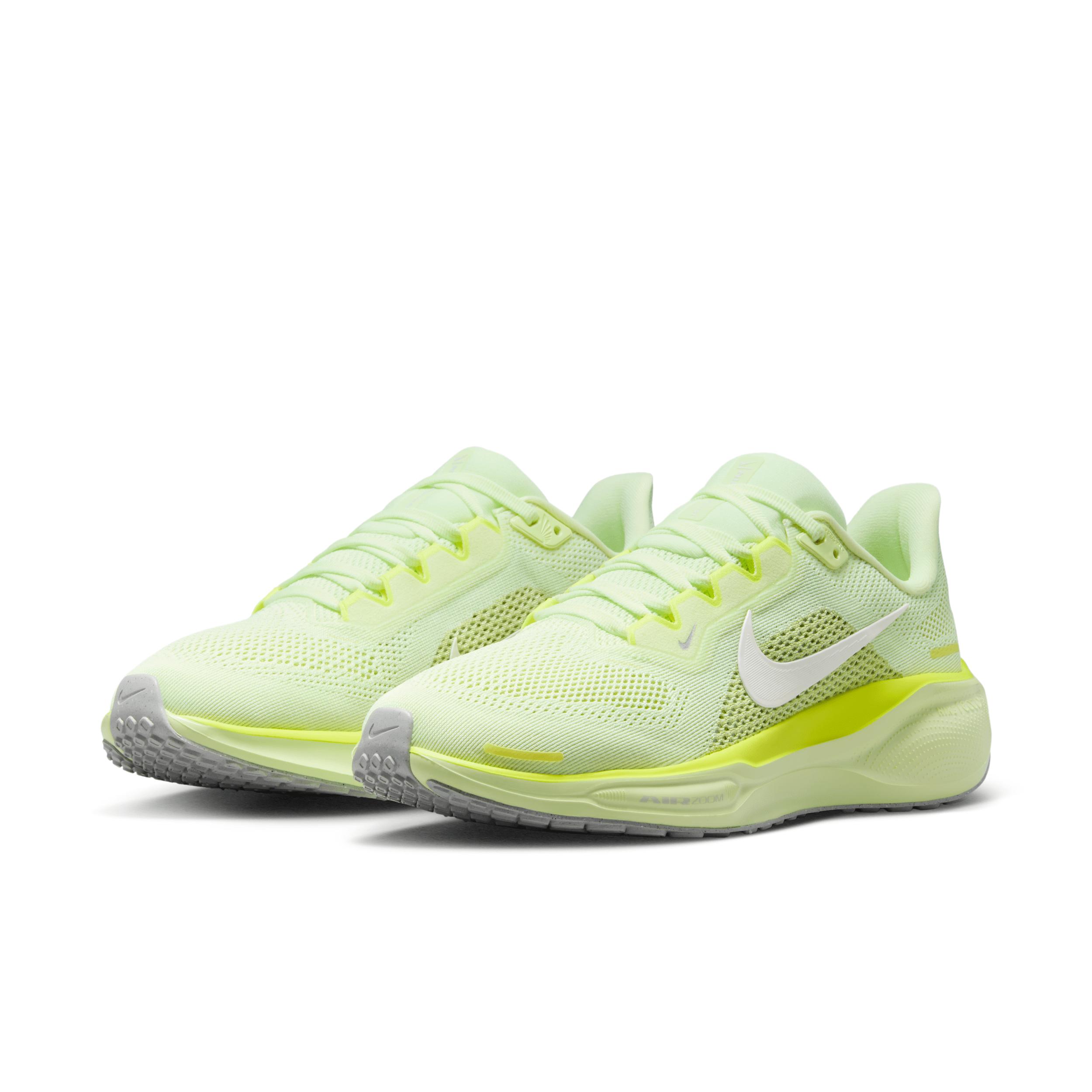 Nike Womens Nike Air Zoom Pegasus 41 - Womens Running Shoes Volt/Silver Product Image