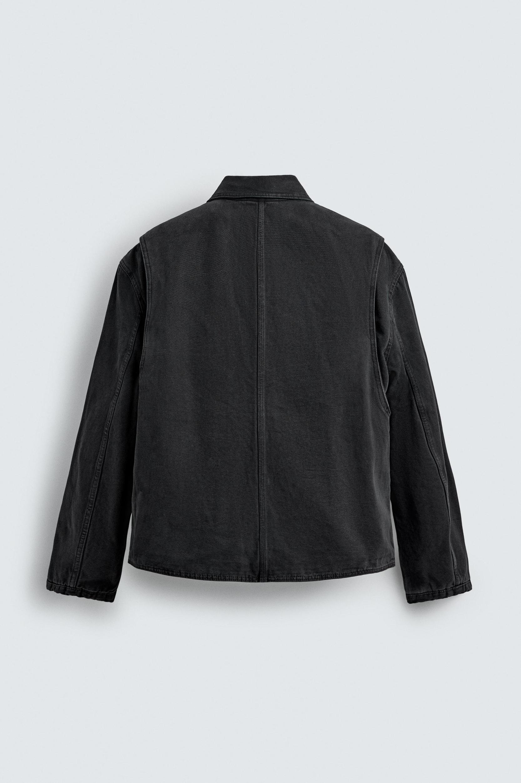 RELAXED FIT WASHED POCKET JACKET Product Image