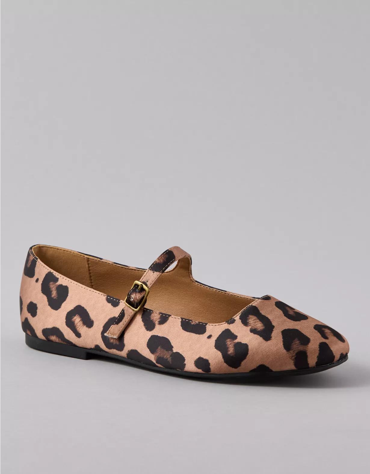AE Leopard Mary Jane Flat Womens Product Image