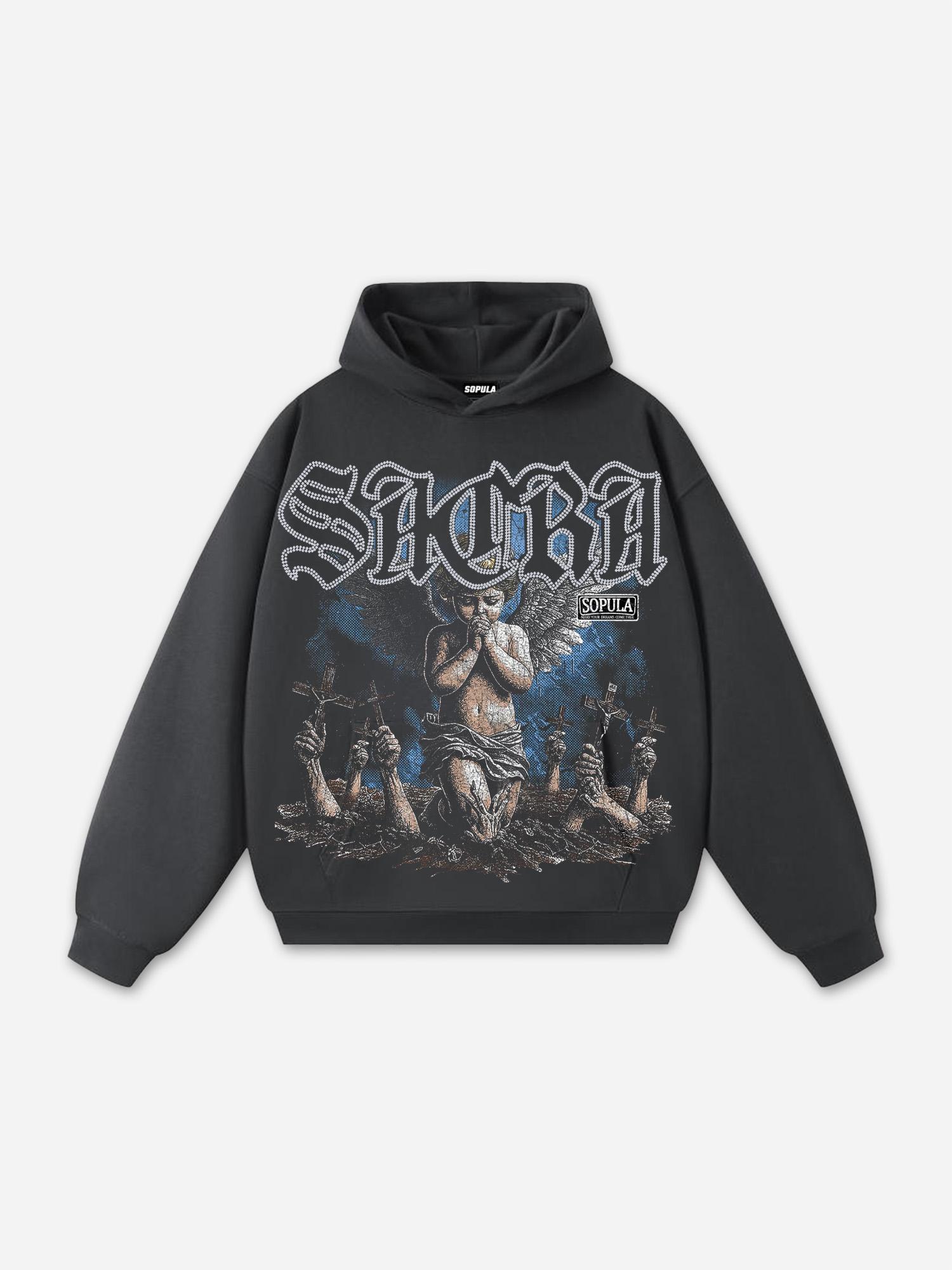 Fly By Choice Graphic Acid Wash T-shirt Product Image