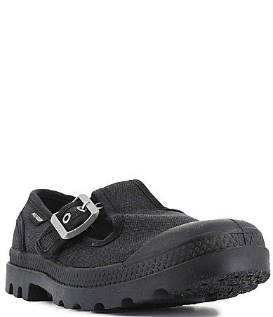 Palladium Womens Pampa Washed Canvas Mary Janes Product Image