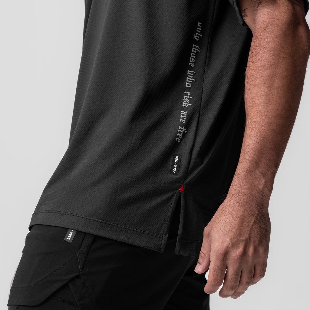 0822. AeroSilver® Oversized Tee - Space Grey Product Image