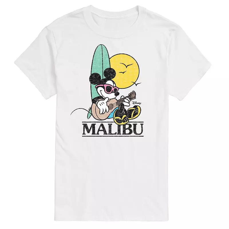 Disney's Mickey Mouse Big & Tall Malibu Beach Graphic Tee, Men's,  Product Image