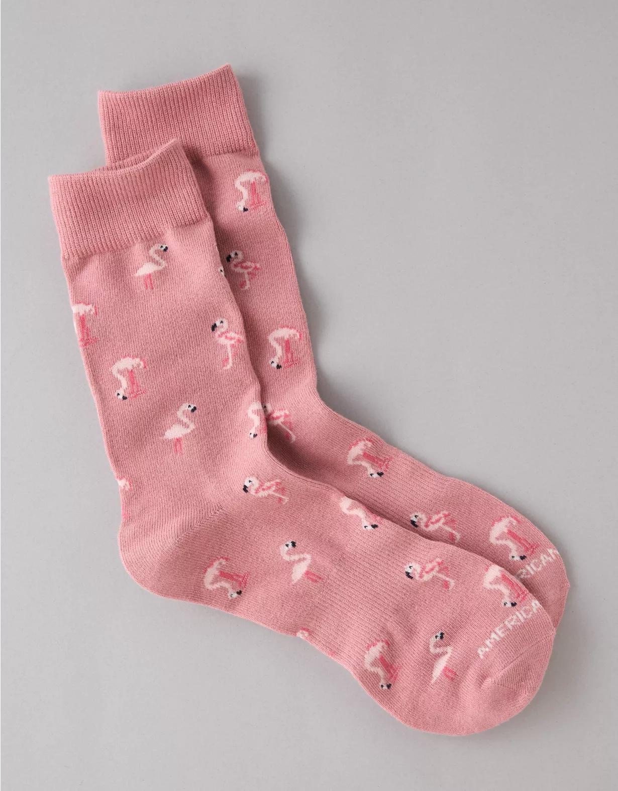 AE Printed Classic Crew Socks Product Image