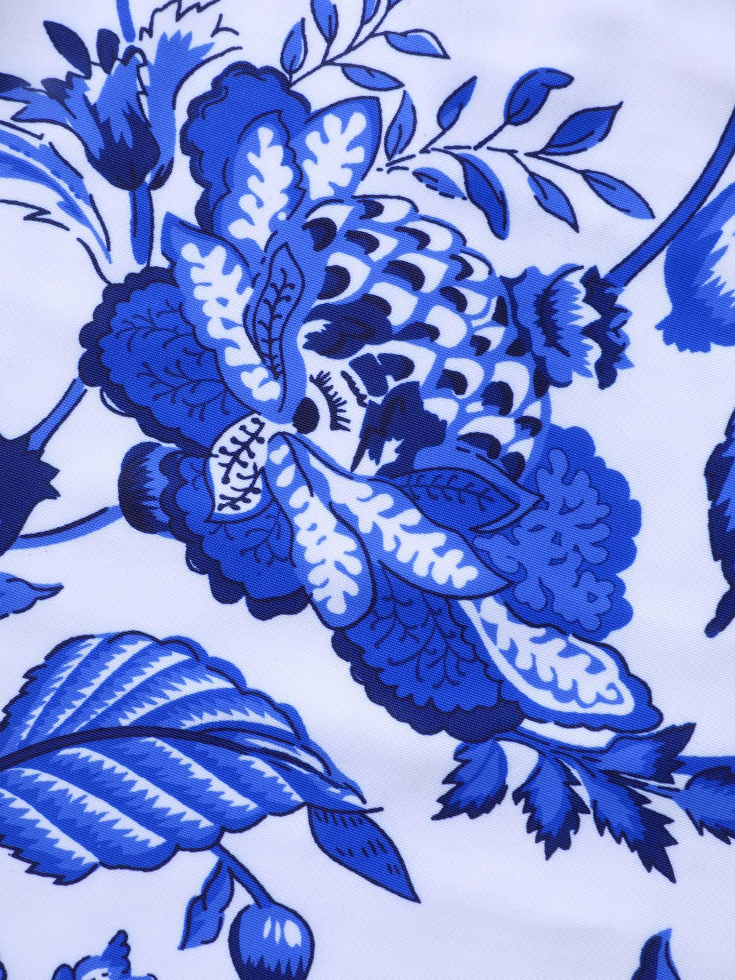 Two-Piece Floral Print Ruched Mesh Swimsuit, Sarong Female Product Image