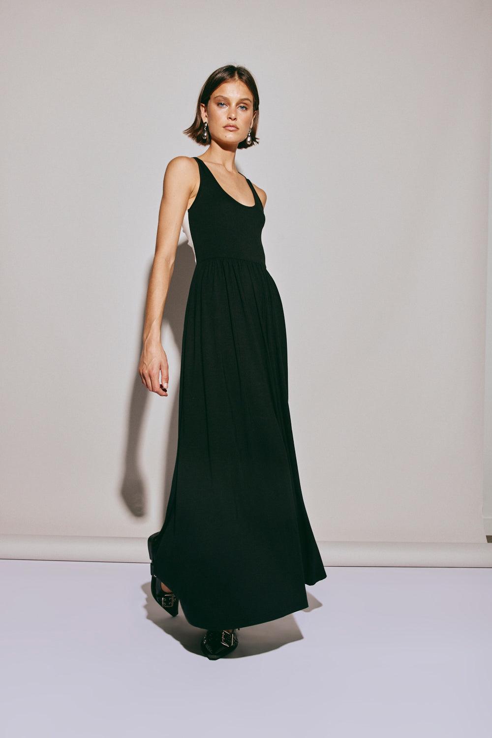 Lena Maxi Dress Black Product Image