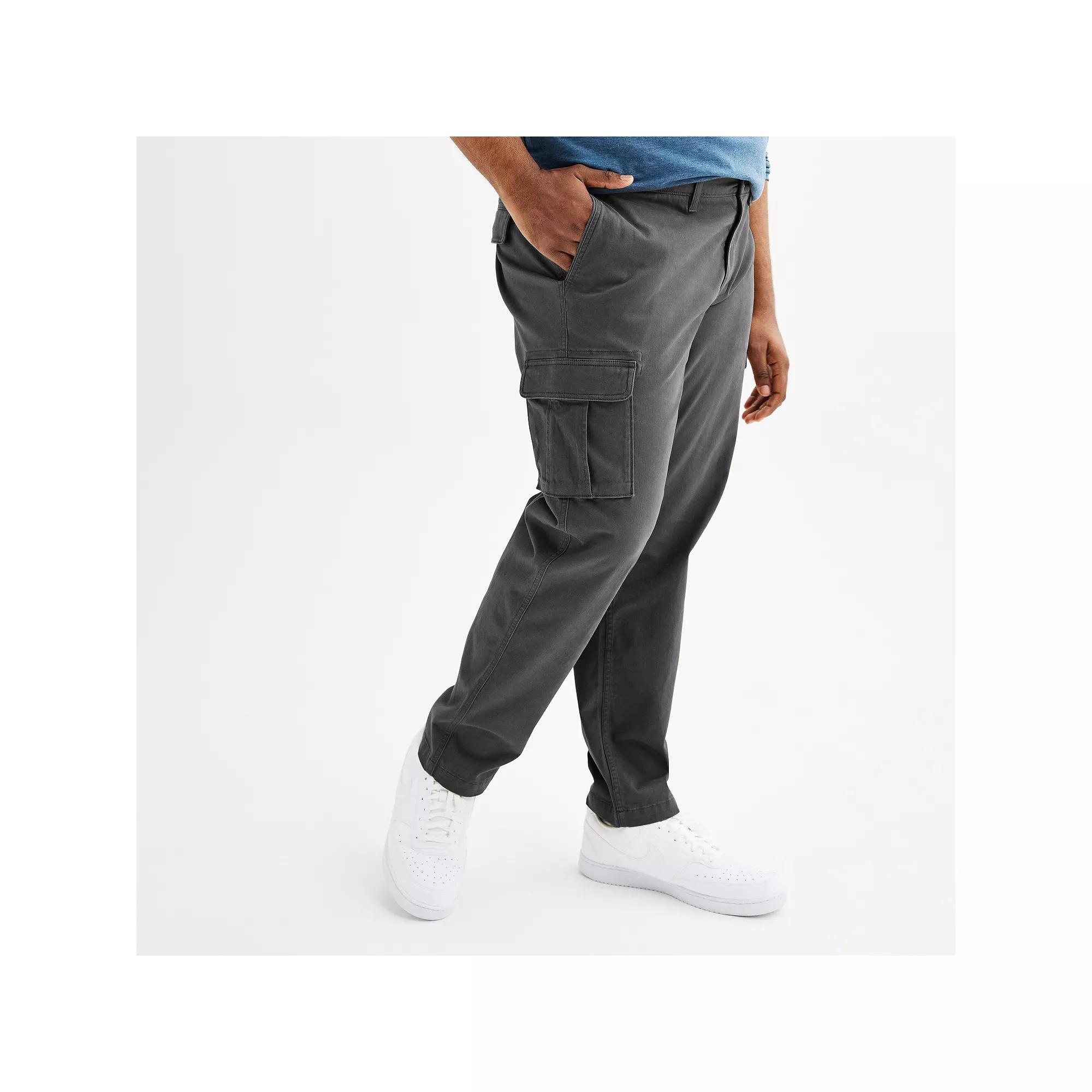 Big & Tall Sonoma Goods For Life® Flexwear Straight-Fit Cargo Pants, Men's,  Product Image